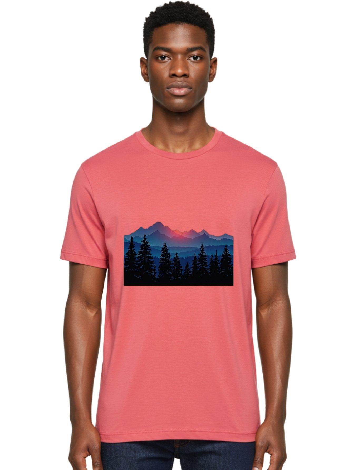 Mountain-Landscape Men'S Graphic Tee, 100% Cotton, Comfortable Casual Summer Wear, Machine Washable, Vintage Camera, Old Camera, Antique Camera, Black Camera, Classic Photography, Photography Equipment, Nostalgic Device, Film Camera, Bak910 30