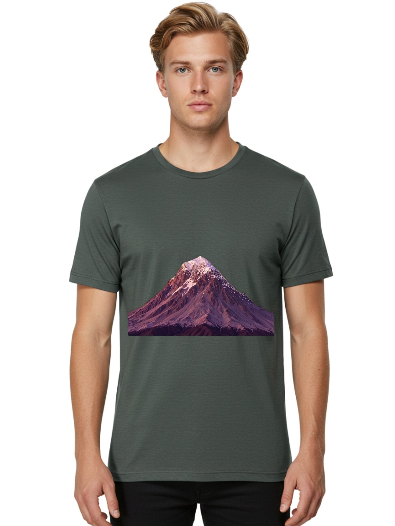 Mountain-Peak Men'S Graphic Tee, 100% Cotton, Comfortable Casual Summer Wear, Machine Washable, Vintage Camera, Old Camera, Antique Camera, Black Camera, Classic Photography, Photography Equipment, Nostalgic Device, Film Camera, Camera Art Bak911 25