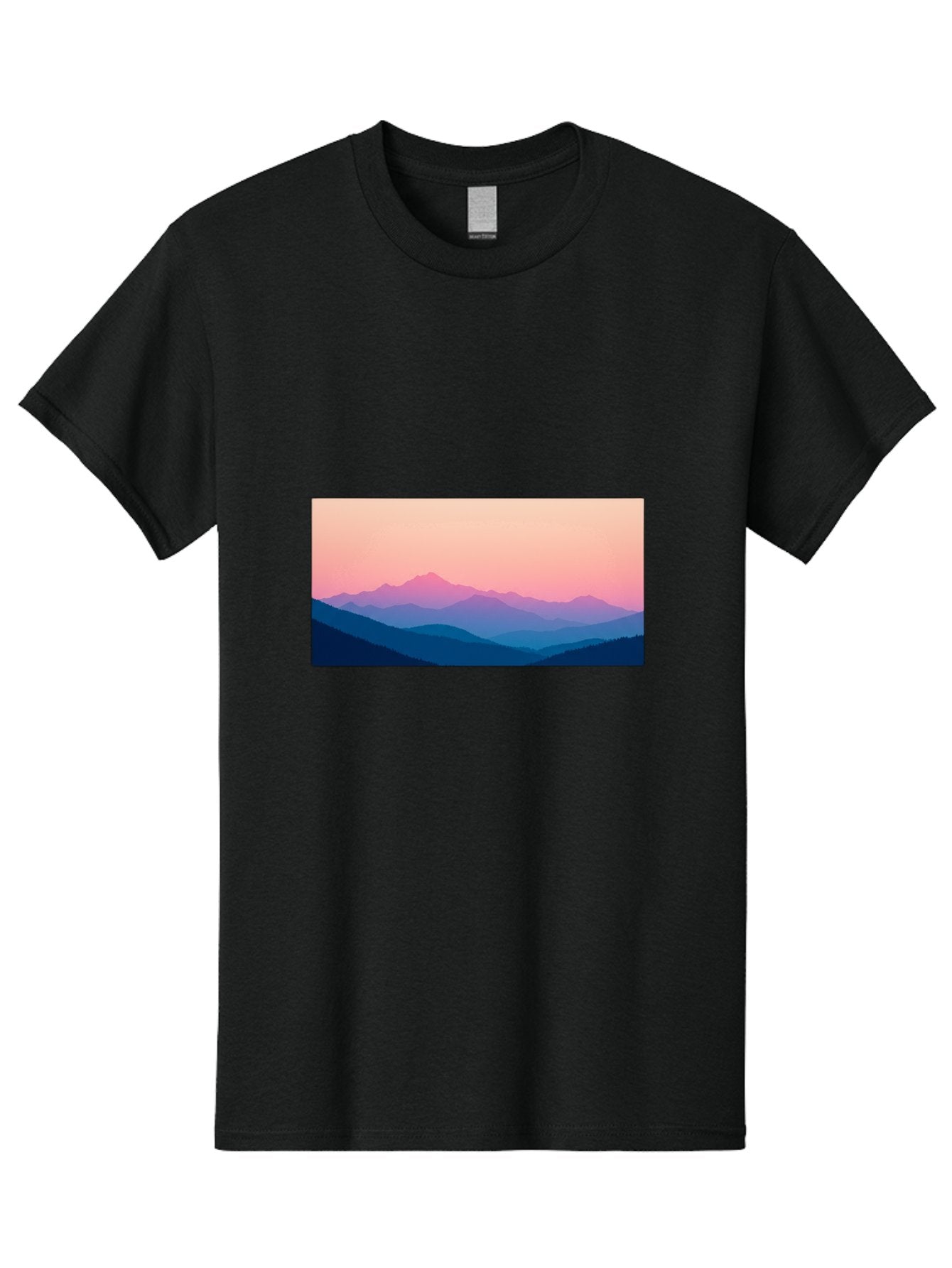Mountain-Silhouettes Men'S Graphic Tee, 100% Cotton, Comfortable Casual Summer Wear, Machine Washable, Vintage Camera, Old Camera, Antique Camera, Black Camera, Classic Photography, Photography Equipment, Nostalgic Device, Film Camera, Bak913 4