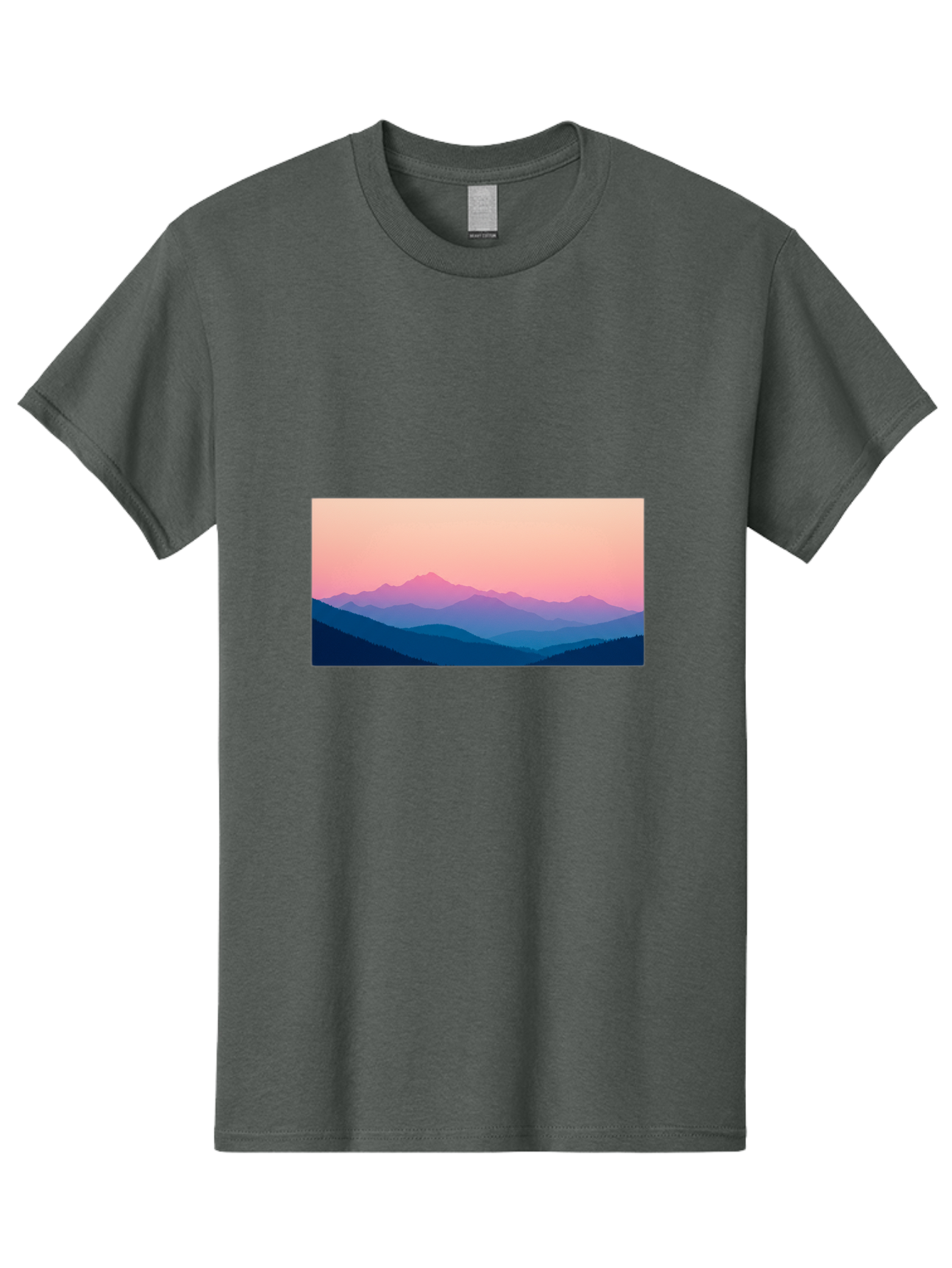Mountain-Silhouettes Men'S Graphic Tee, 100% Cotton, Comfortable Casual Summer Wear, Machine Washable, Vintage Camera, Old Camera, Antique Camera, Black Camera, Classic Photography, Photography Equipment, Nostalgic Device, Film Camera, Bak913
