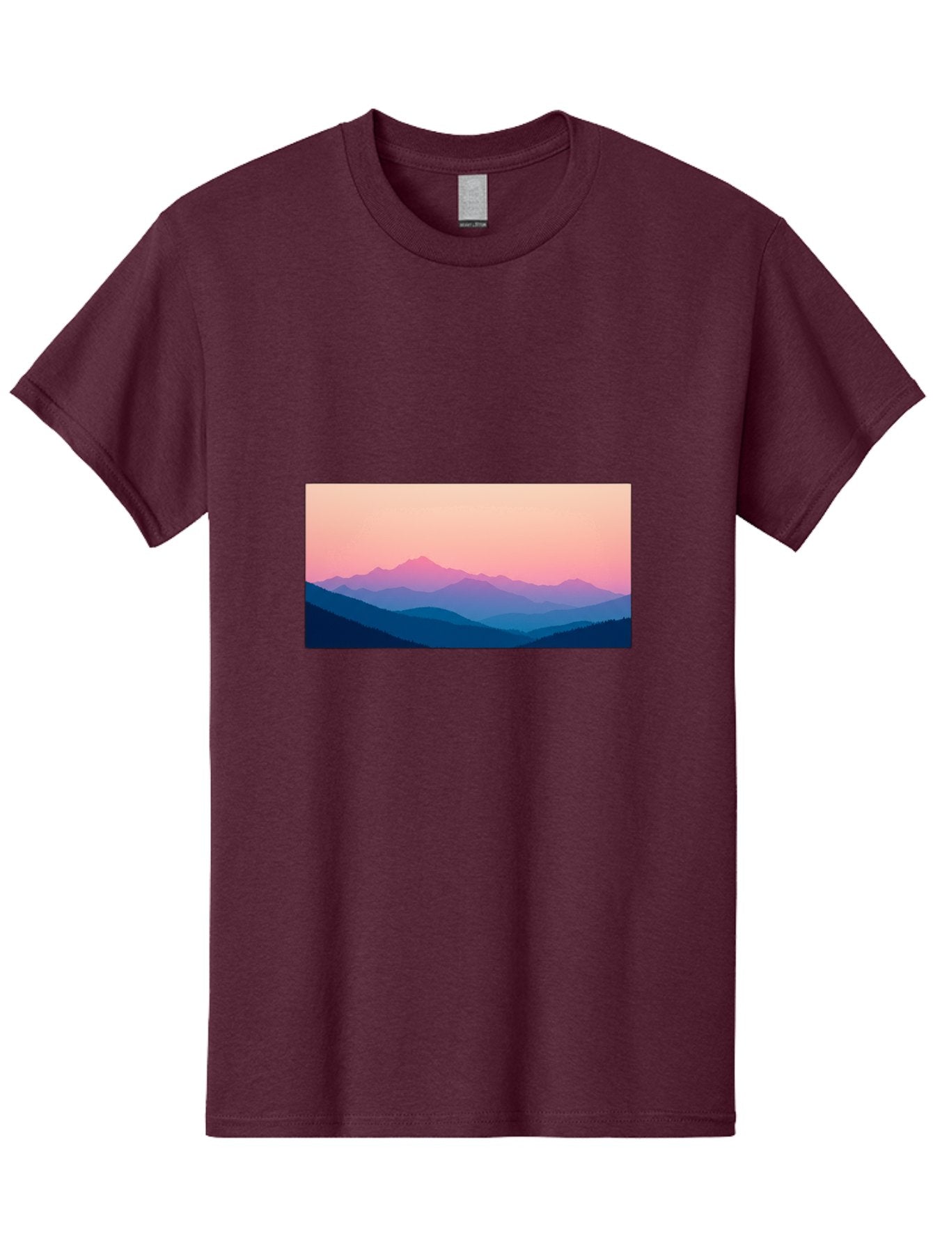 Mountain-Silhouettes Men'S Graphic Tee, 100% Cotton, Comfortable Casual Summer Wear, Machine Washable, Vintage Camera, Old Camera, Antique Camera, Black Camera, Classic Photography, Photography Equipment, Nostalgic Device, Film Camera, Bak913