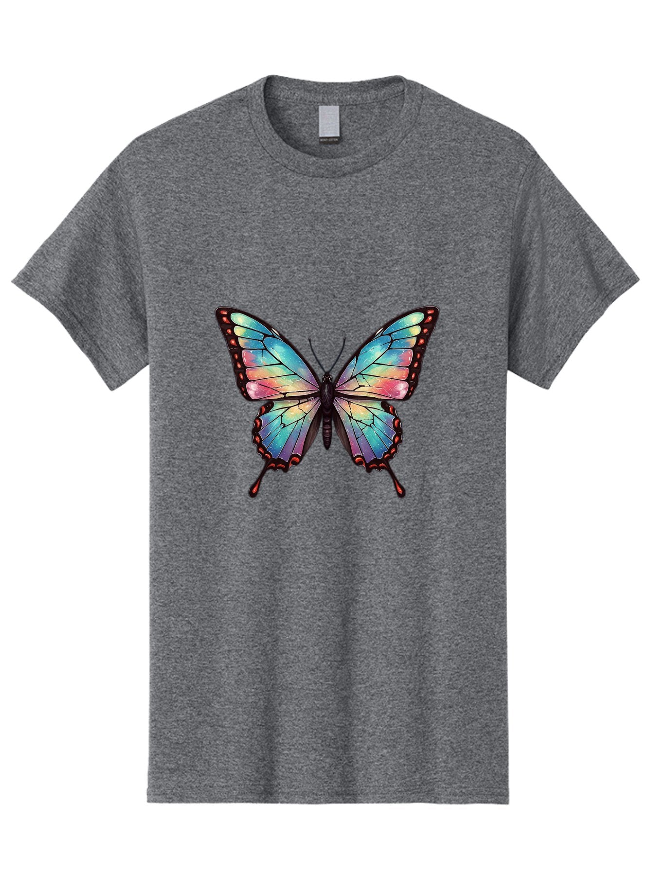 Multicolored-Butterfly Men'S Graphic Tee, 100% Cotton, Comfortable Casual Summer Wear, Machine Washable, Vintage Camera, Old Camera, Antique Camera, Black Camera, Classic Photography, Photography Equipment, Nostalgic Device, Film Camera, Bak914 13