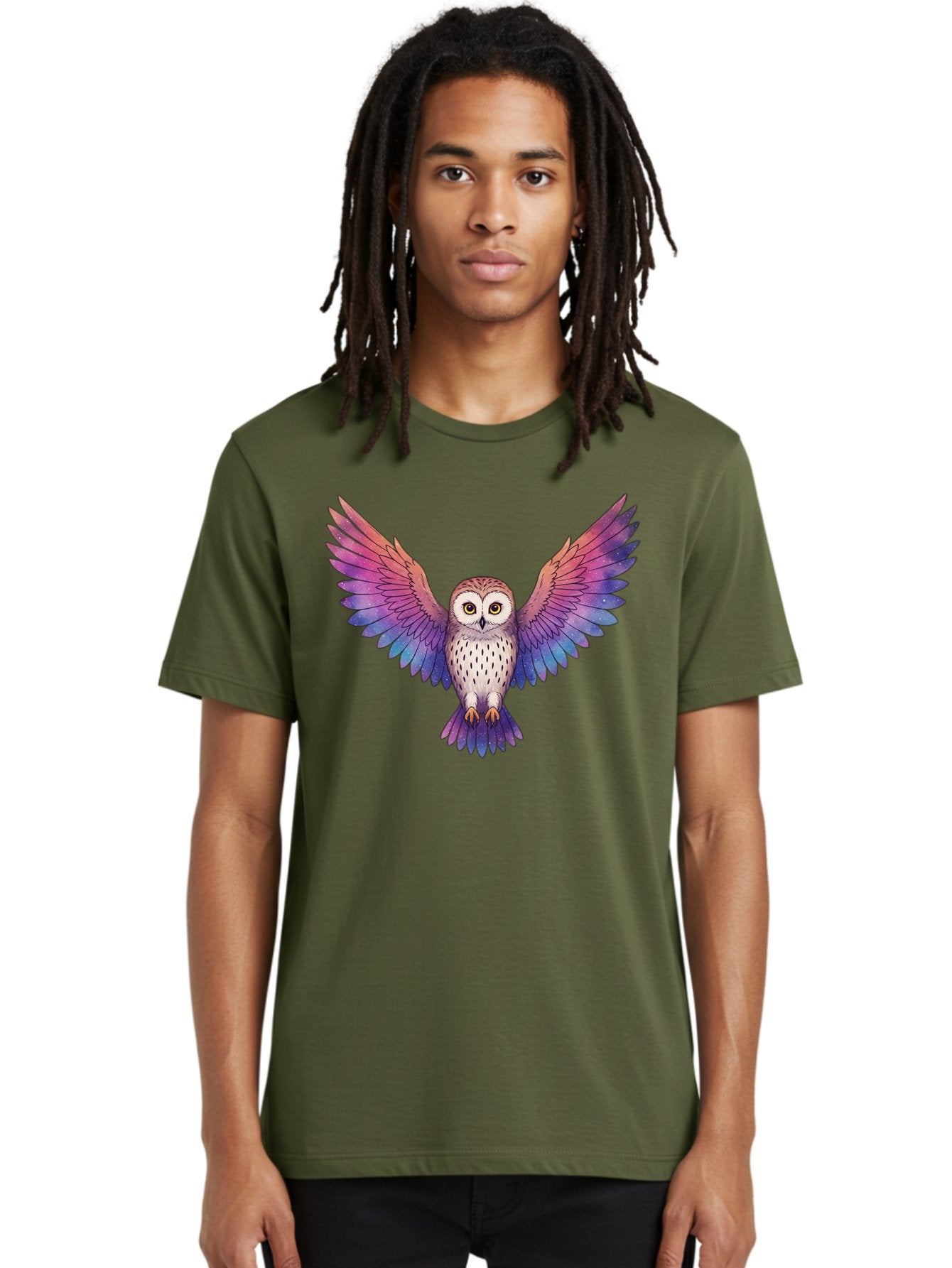 Multicolored-Owl Men'S Graphic Tee, 100% Cotton, Comfortable Casual Summer Wear, Machine Washable, Vintage Camera, Old Camera, Antique Camera, Black Camera, Classic Photography, Photography Equipment, Nostalgic Device, Film Camera, Camera Art Bak915 25