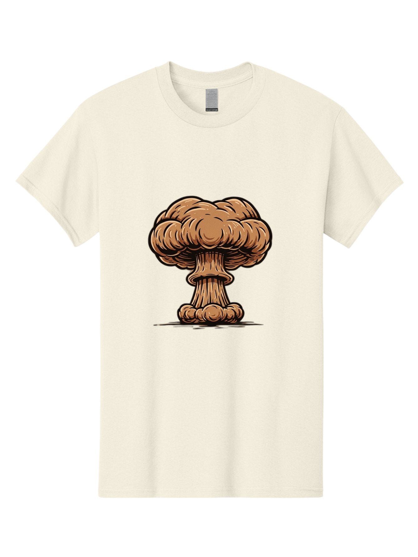 Mushroom-Cloud Men'S Graphic Tee, 100% Cotton, Comfortable Casual Summer Wear, Machine Washable, Vintage Camera, Old Camera, Antique Camera, Black Camera, Classic Photography, Photography Equipment, Nostalgic Device, Film Camera, Camera Art Bak917 9