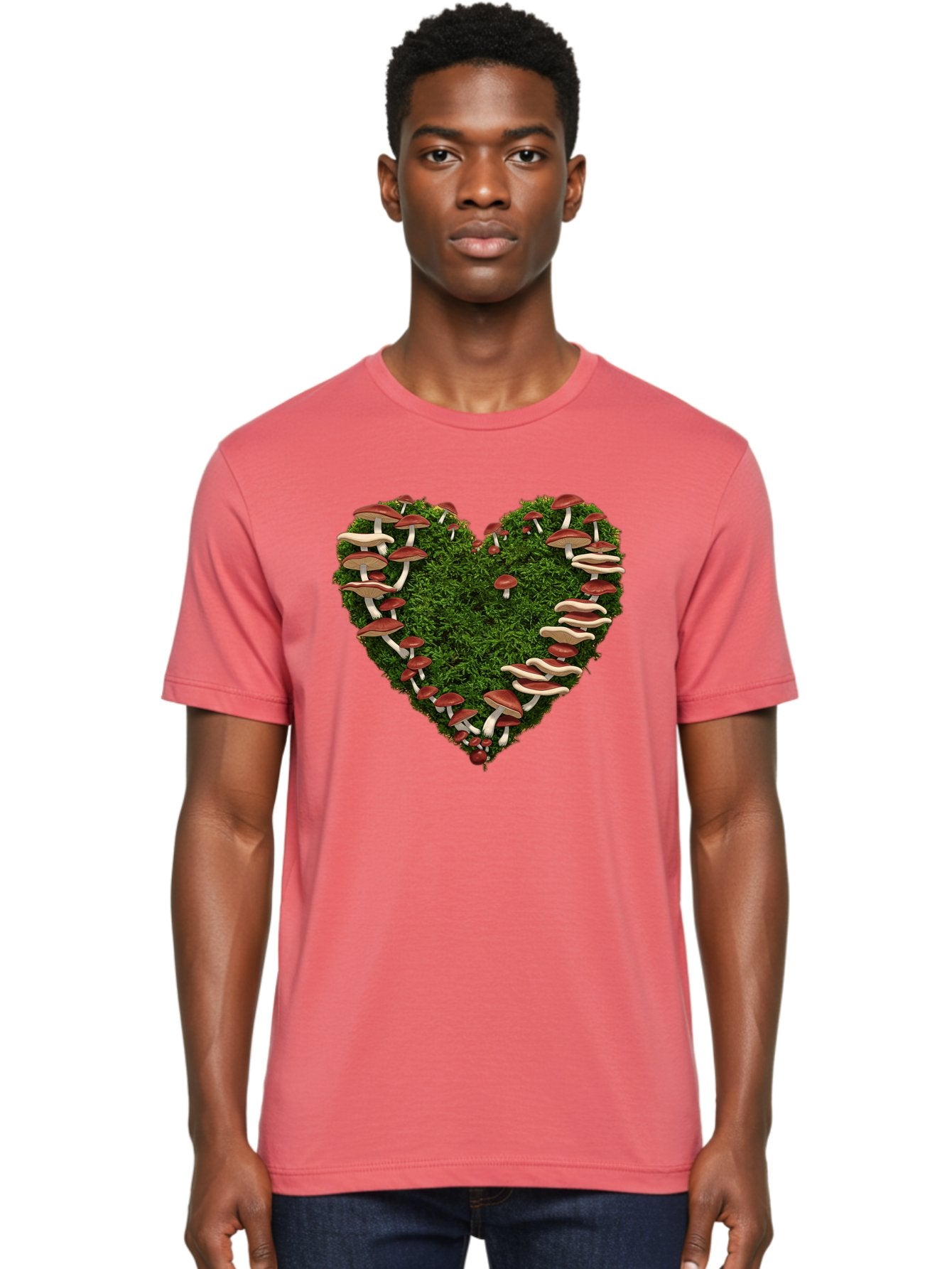 Mushroom-Heart Men'S Graphic Tee, 100% Cotton, Comfortable Casual Summer Wear, Machine Washable, Vintage Camera, Old Camera, Antique Camera, Black Camera, Classic Photography, Photography Equipment, Nostalgic Device, Film Camera, Camera Art Bak918 29