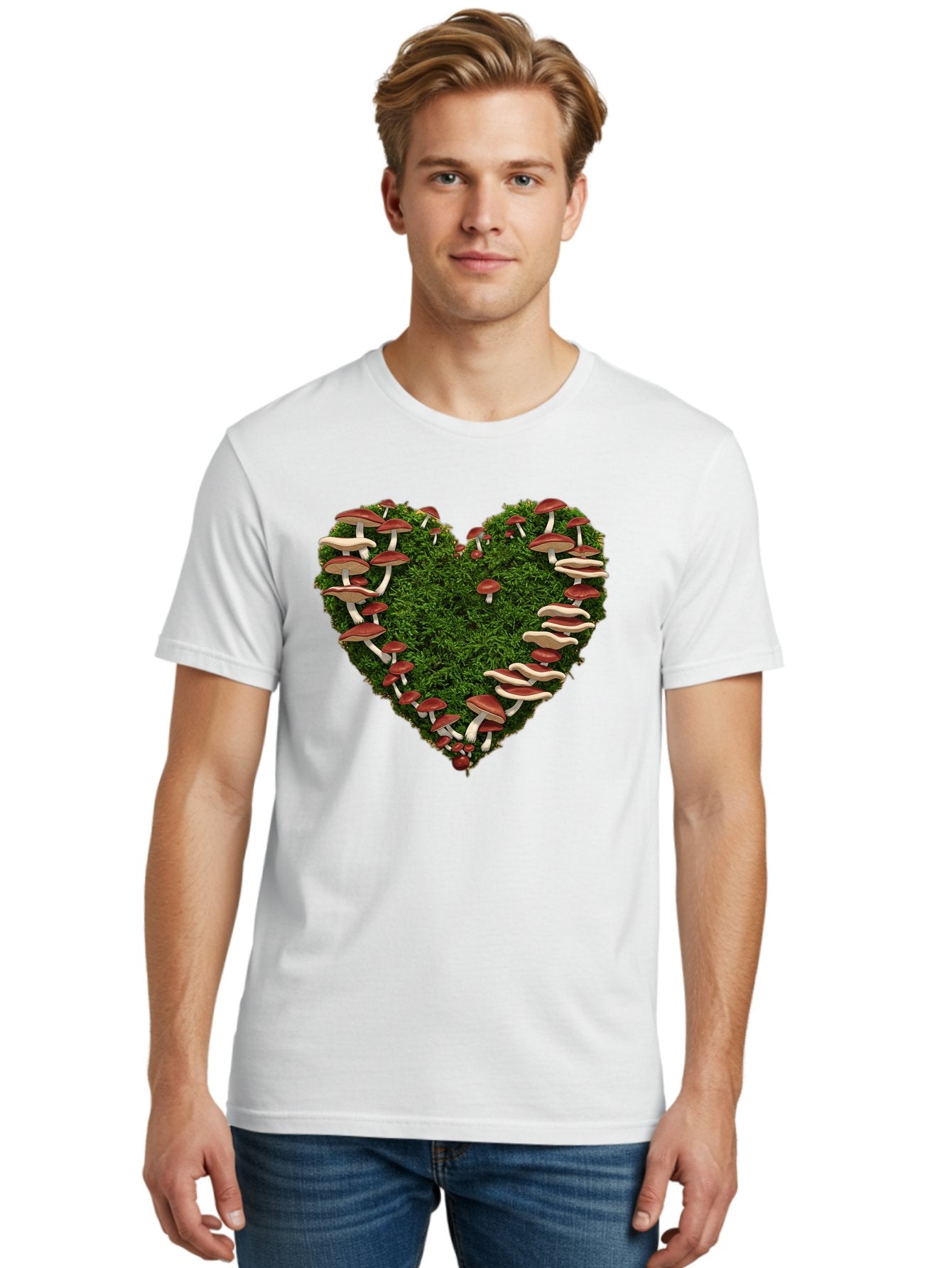 Mushroom-Heart Men'S Graphic Tee, 100% Cotton, Comfortable Casual Summer Wear, Machine Washable, Vintage Camera, Old Camera, Antique Camera, Black Camera, Classic Photography, Photography Equipment, Nostalgic Device, Film Camera, Camera Art Bak918 19