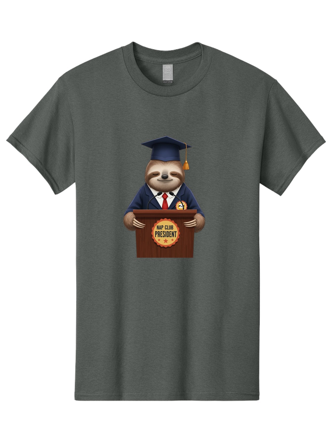 Nap-Club-President-Sloth Men'S Graphic Tee, 100% Cotton, Comfortable Casual Summer Wear, Machine Washable, Vintage Camera, Old Camera, Antique Camera, Black Camera, Classic Photography, Photography Equipment, Nostalgic Device, Film Camera, Bak933 4