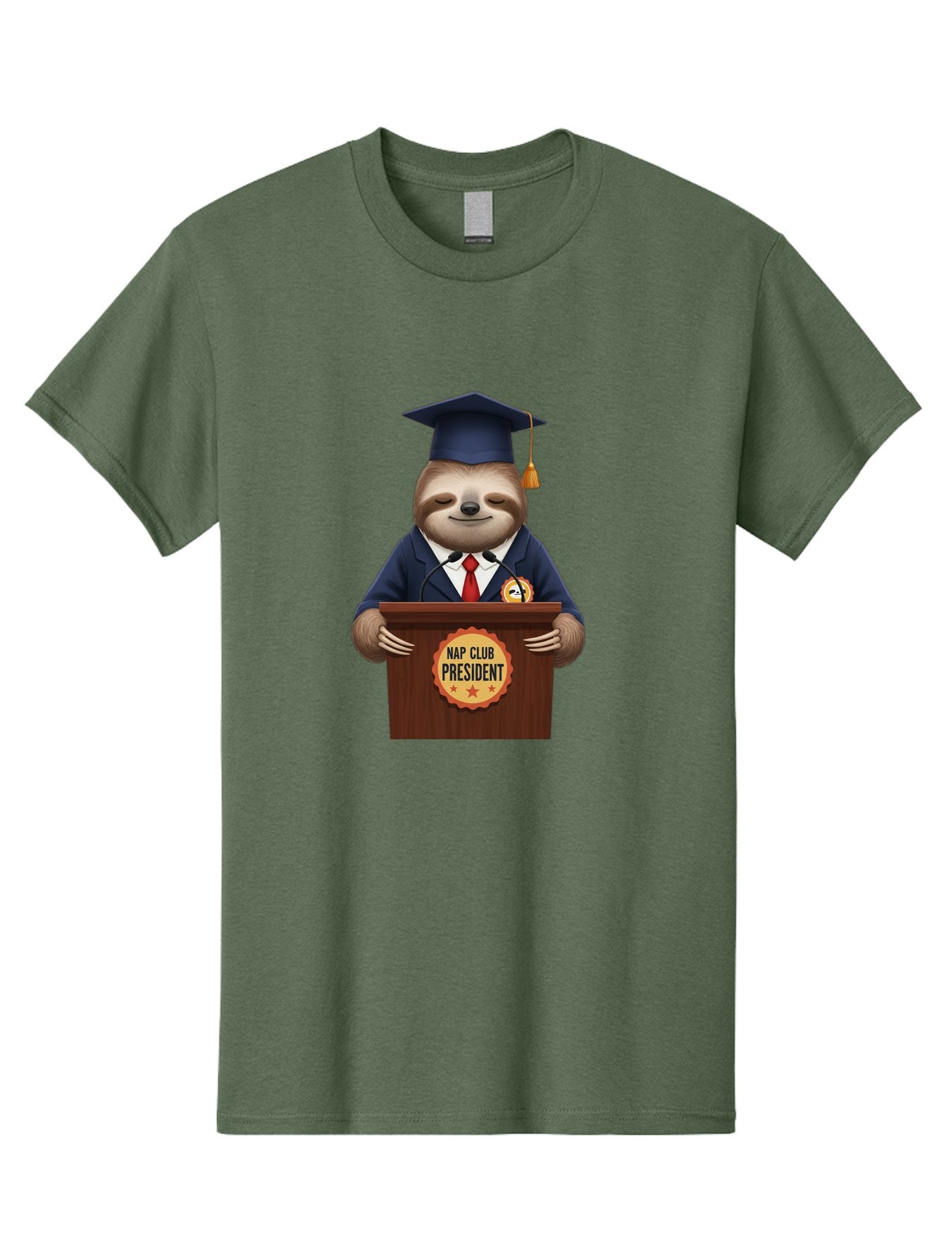 Nap-Club-President-Sloth Men'S Graphic Tee, 100% Cotton, Comfortable Casual Summer Wear, Machine Washable, Vintage Camera, Old Camera, Antique Camera, Black Camera, Classic Photography, Photography Equipment, Nostalgic Device, Film Camera, Bak933 5