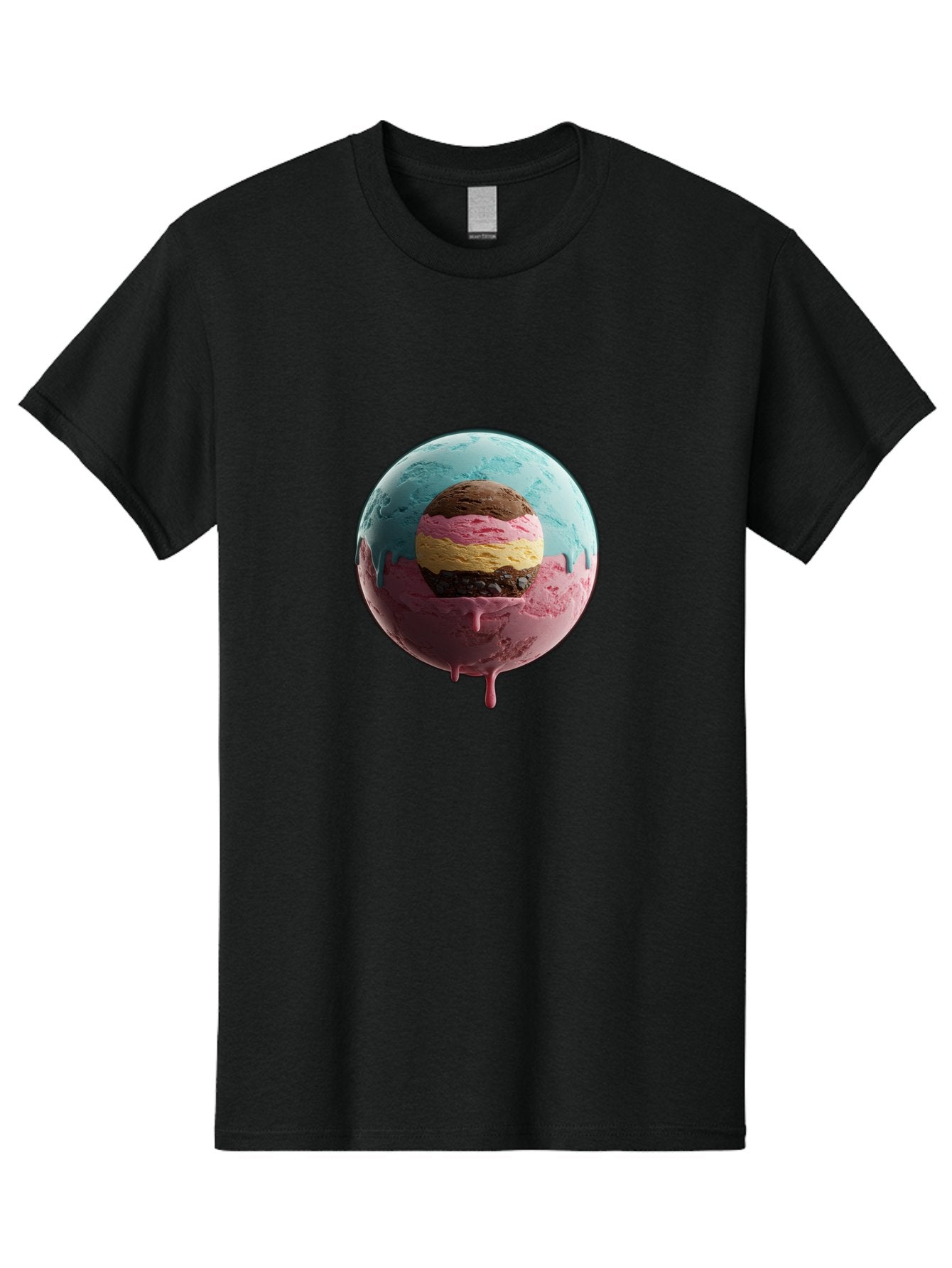 Neapolitan-Ice-Cream-Globe Men'S Graphic Tee, 100% Cotton, Comfortable Casual Summer Wear, Machine Washable, Vintage Camera, Old Camera, Antique Camera, Black Camera, Classic Photography, Photography Equipment, Nostalgic Device, Film Camera, Bak936 10