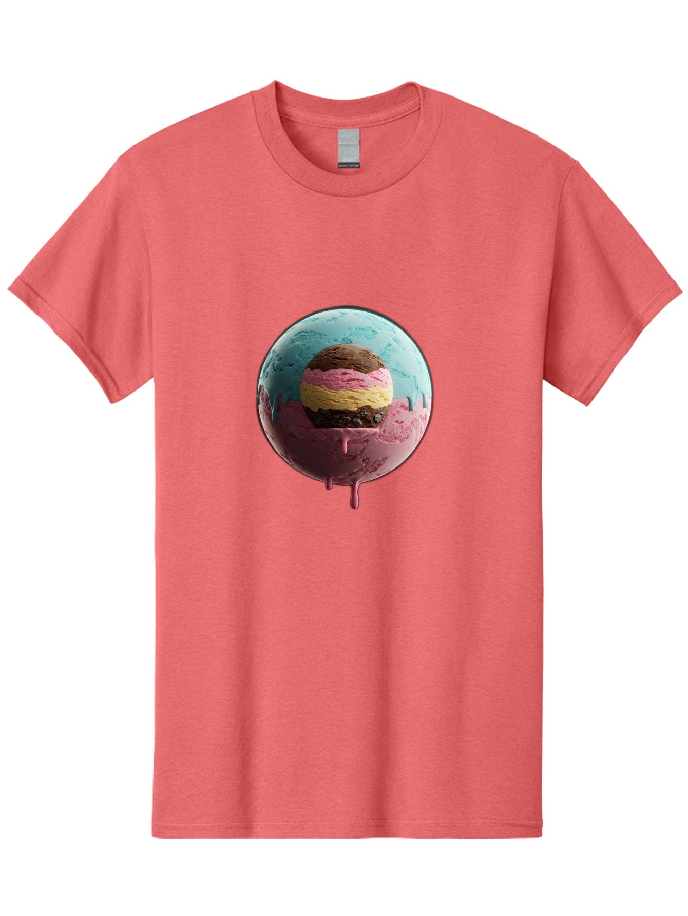 Neapolitan-Ice-Cream-Globe Men'S Graphic Tee, 100% Cotton, Comfortable Casual Summer Wear, Machine Washable, Vintage Camera, Old Camera, Antique Camera, Black Camera, Classic Photography, Photography Equipment, Nostalgic Device, Film Camera, Bak936 11