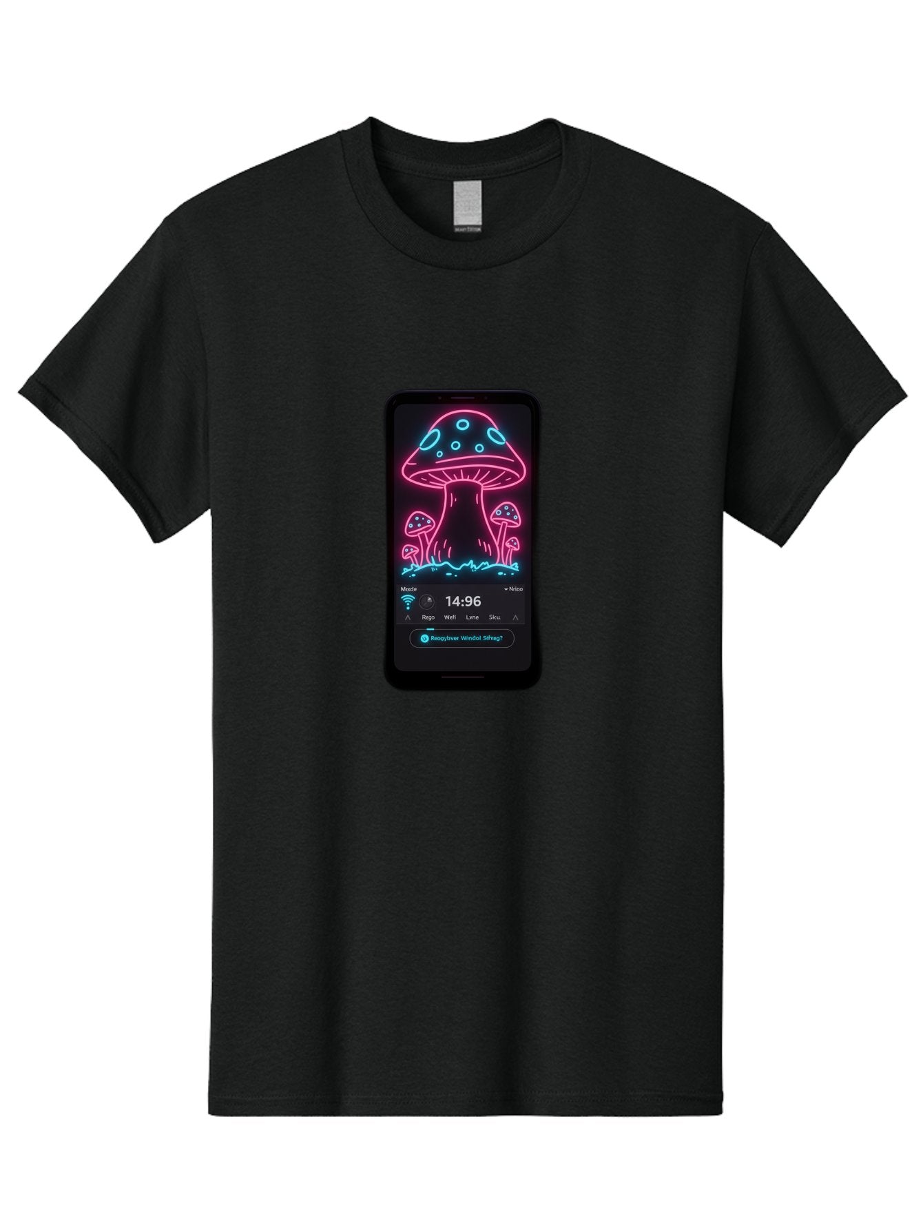 Neon-Mushrooms Men'S Graphic Tee, 100% Cotton, Comfortable Casual Summer Wear, Machine Washable, Vintage Camera, Old Camera, Antique Camera, Black Camera, Classic Photography, Photography Equipment, Nostalgic Device, Film Camera, Camera Art Bak940 13