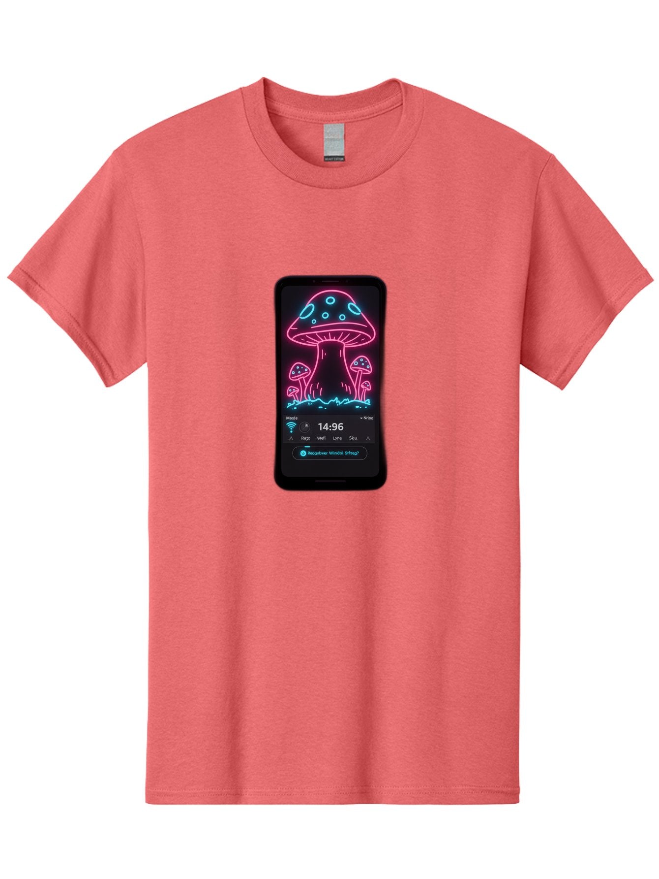 Neon-Mushrooms Men'S Graphic Tee, 100% Cotton, Comfortable Casual Summer Wear, Machine Washable, Vintage Camera, Old Camera, Antique Camera, Black Camera, Classic Photography, Photography Equipment, Nostalgic Device, Film Camera, Camera Art Bak940