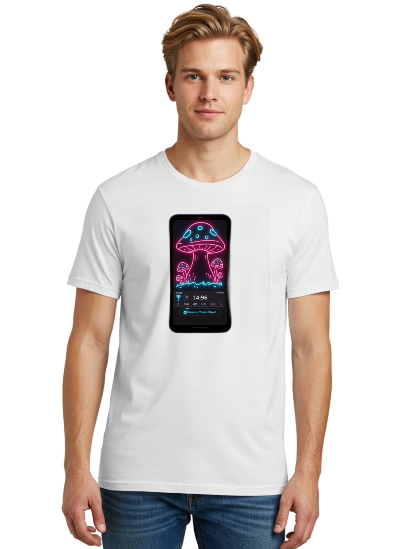 Neon-Mushrooms Men'S Graphic Tee, 100% Cotton, Comfortable Casual Summer Wear, Machine Washable, Vintage Camera, Old Camera, Antique Camera, Black Camera, Classic Photography, Photography Equipment, Nostalgic Device, Film Camera, Camera Art Bak940 23