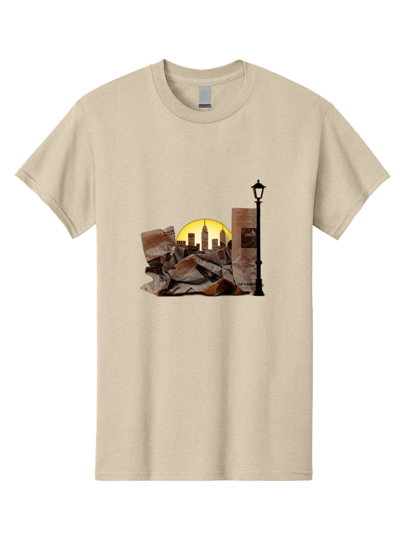 New-York-City-Skyline Men'S Graphic Tee, 100% Cotton, Comfortable Casual Summer Wear, Machine Washable, Vintage Camera, Old Camera, Antique Camera, Black Camera, Classic Photography, Photography Equipment, Nostalgic Device, Film Camera, Bak942