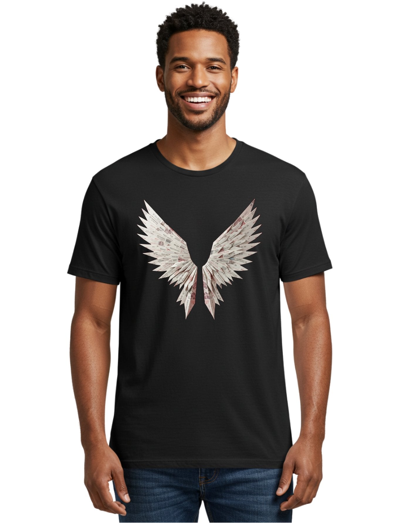 Newspaper-Wings Men'S Graphic Tee, 100% Cotton, Comfortable Casual Summer Wear, Machine Washable, Vintage Camera, Old Camera, Antique Camera, Black Camera, Classic Photography, Photography Equipment, Nostalgic Device, Film Camera, Camera Art Bak945 30