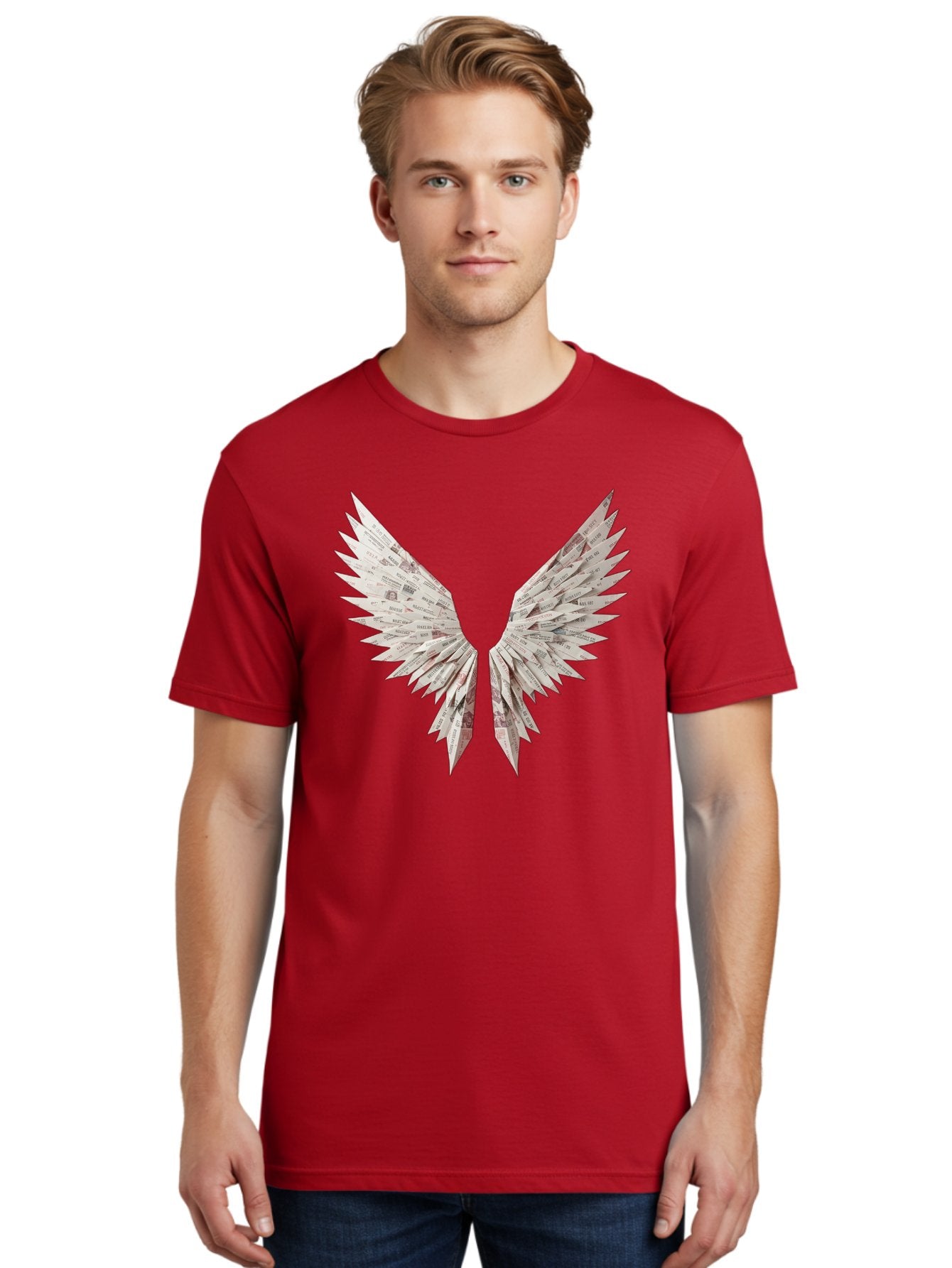 Newspaper-Wings Men'S Graphic Tee, 100% Cotton, Comfortable Casual Summer Wear, Machine Washable, Vintage Camera, Old Camera, Antique Camera, Black Camera, Classic Photography, Photography Equipment, Nostalgic Device, Film Camera, Camera Art Bak945 19