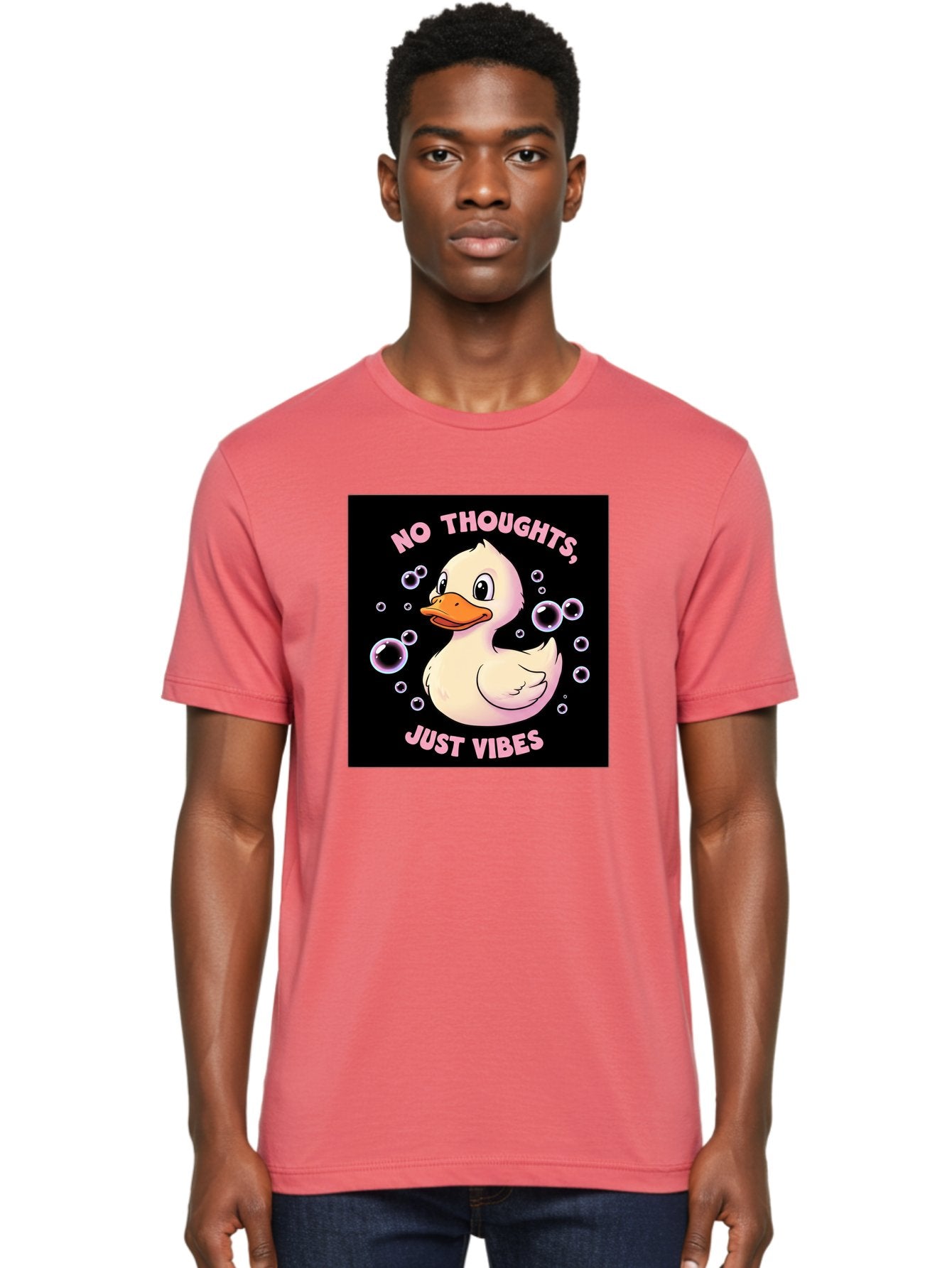 No-Thoughts-Just-Vibes-1 Men'S Graphic Tee, 100% Cotton, Comfortable Casual Summer Wear, Machine Washable, Vintage Camera, Old Camera, Antique Camera, Black Camera, Classic Photography, Photography Equipment, Nostalgic Device, Film Camera, Bak955 21