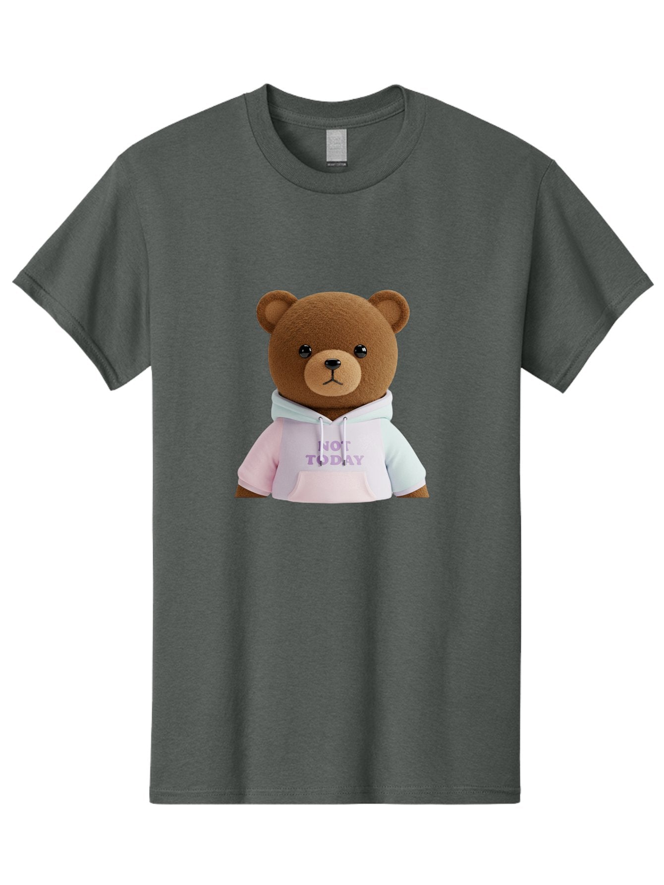 Not-Today-Teddy-Bear Men'S Graphic Tee, 100% Cotton, Comfortable Casual Summer Wear, Machine Washable, Vintage Camera, Old Camera, Antique Camera, Black Camera, Classic Photography, Photography Equipment, Nostalgic Device, Film Camera, Bak973 9