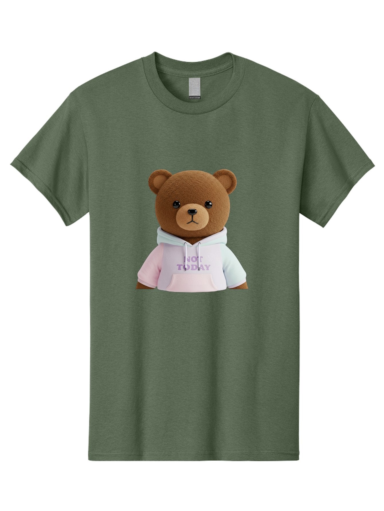 Not-Today-Teddy-Bear Men'S Graphic Tee, 100% Cotton, Comfortable Casual Summer Wear, Machine Washable, Vintage Camera, Old Camera, Antique Camera, Black Camera, Classic Photography, Photography Equipment, Nostalgic Device, Film Camera, Bak973