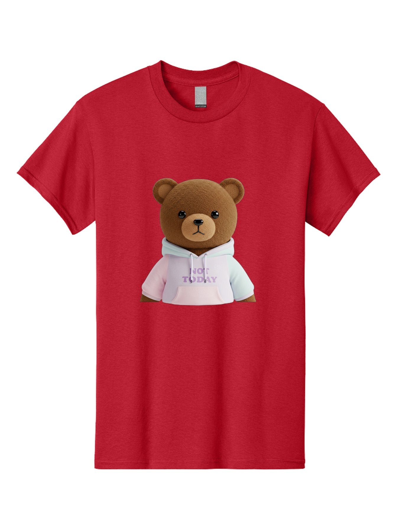 Not-Today-Teddy-Bear Men'S Graphic Tee, 100% Cotton, Comfortable Casual Summer Wear, Machine Washable, Vintage Camera, Old Camera, Antique Camera, Black Camera, Classic Photography, Photography Equipment, Nostalgic Device, Film Camera, Bak973 5