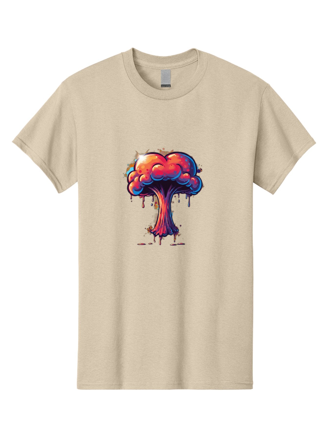 Nuclear-Explosion-3 Men'S Graphic Tee, 100% Cotton, Comfortable Casual Summer Wear, Machine Washable, Vintage Camera, Old Camera, Antique Camera, Black Camera, Classic Photography, Photography Equipment, Nostalgic Device, Film Camera, Bak978