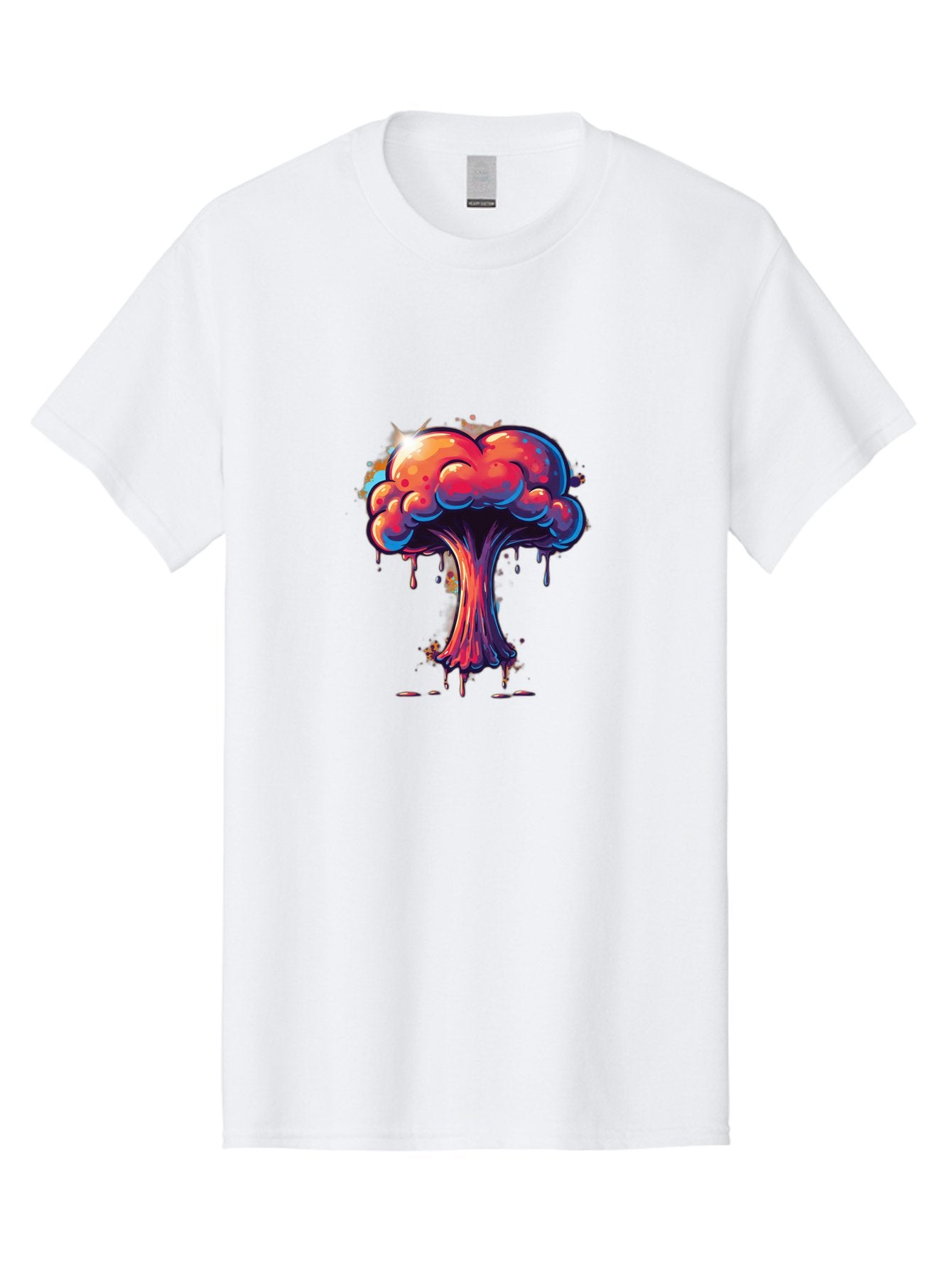 Nuclear-Explosion-3 Men'S Graphic Tee, 100% Cotton, Comfortable Casual Summer Wear, Machine Washable, Vintage Camera, Old Camera, Antique Camera, Black Camera, Classic Photography, Photography Equipment, Nostalgic Device, Film Camera, Bak978 13