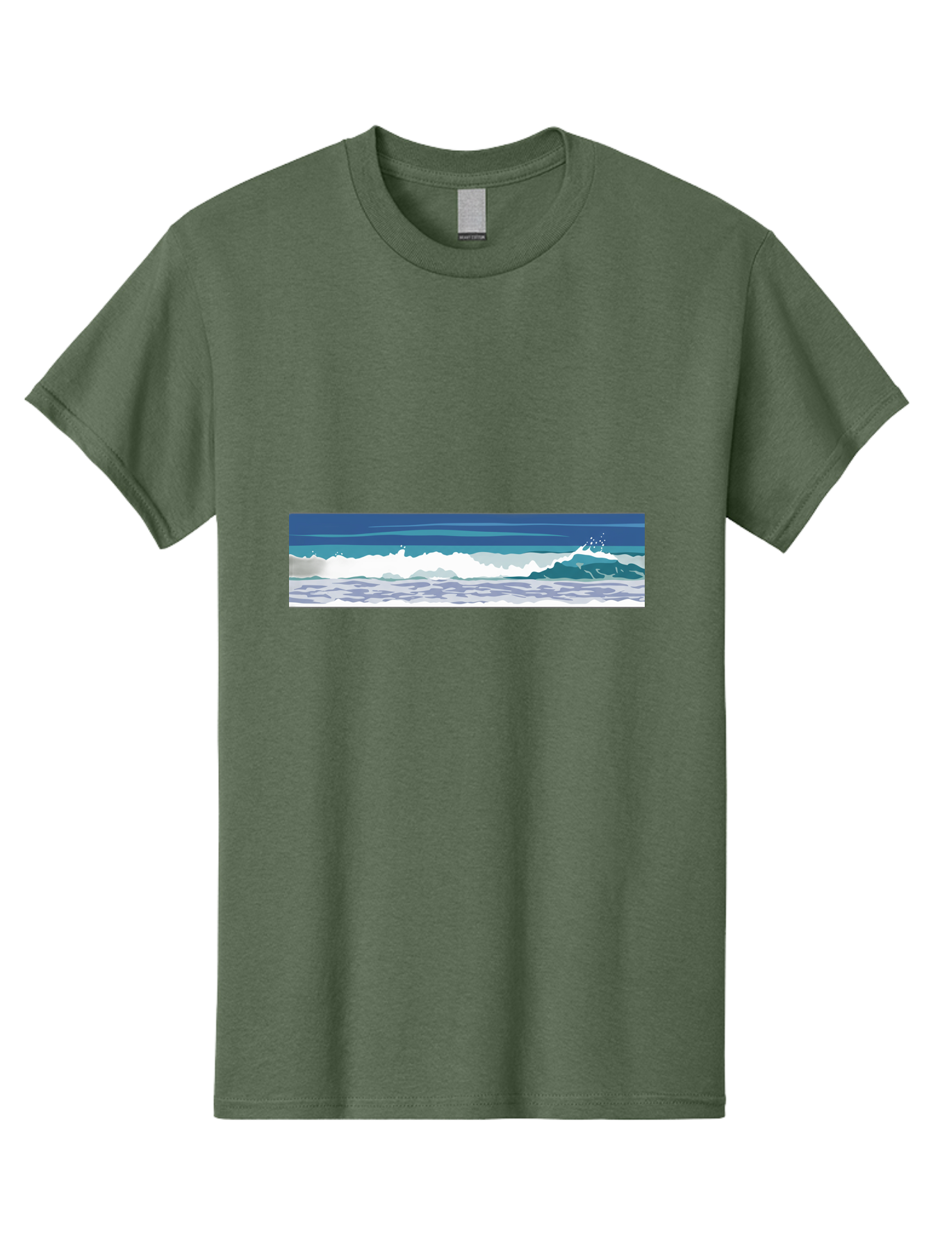 Ocean-Waves-1 Men'S Graphic Tee, 100% Cotton, Comfortable Casual Summer Wear, Machine Washable, Vintage Camera, Old Camera, Antique Camera, Black Camera, Classic Photography, Photography Equipment, Nostalgic Device, Film Camera, Camera Art Bak986 9