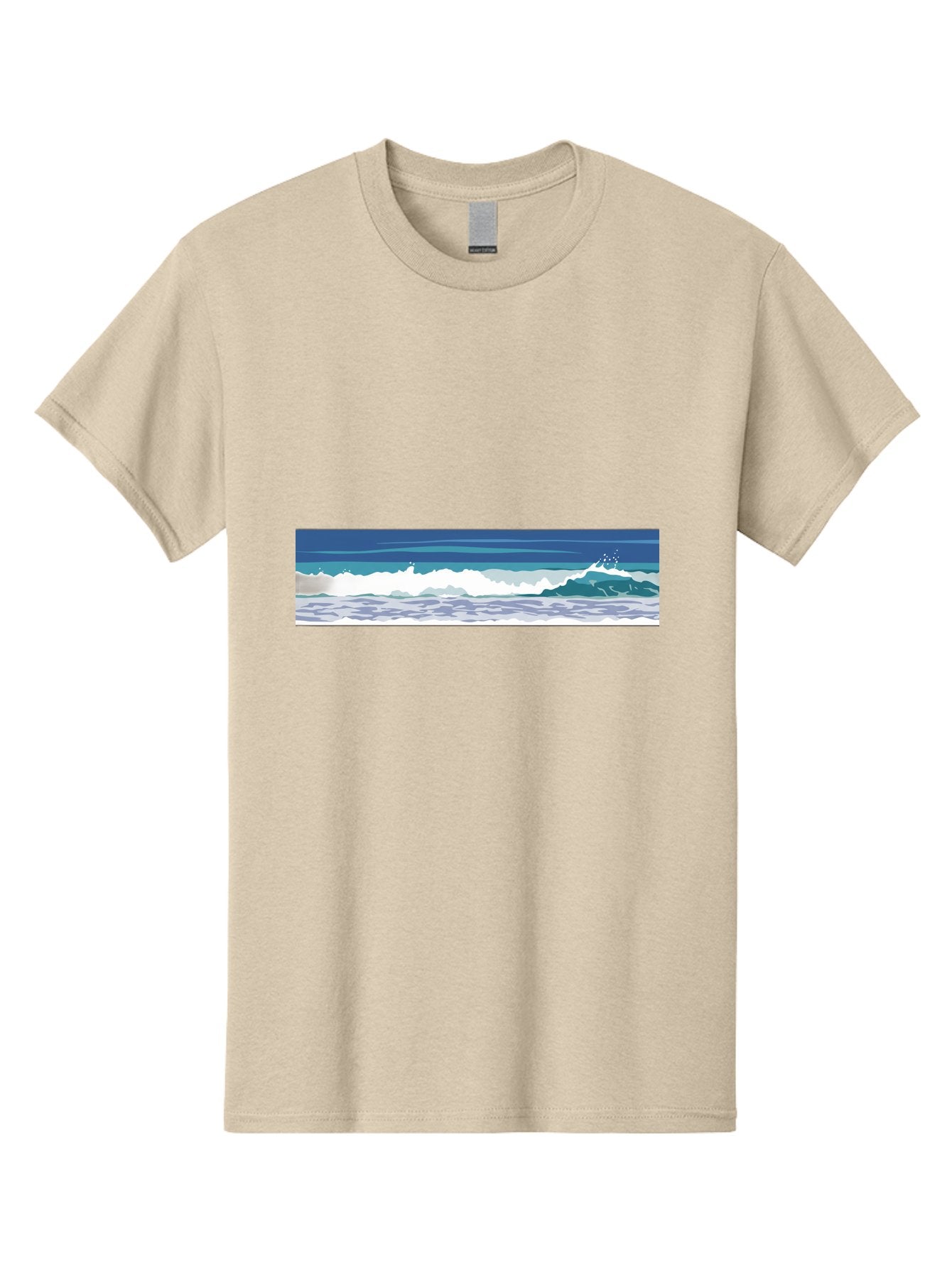 Ocean-Waves-1 Men'S Graphic Tee, 100% Cotton, Comfortable Casual Summer Wear, Machine Washable, Vintage Camera, Old Camera, Antique Camera, Black Camera, Classic Photography, Photography Equipment, Nostalgic Device, Film Camera, Camera Art Bak986 15