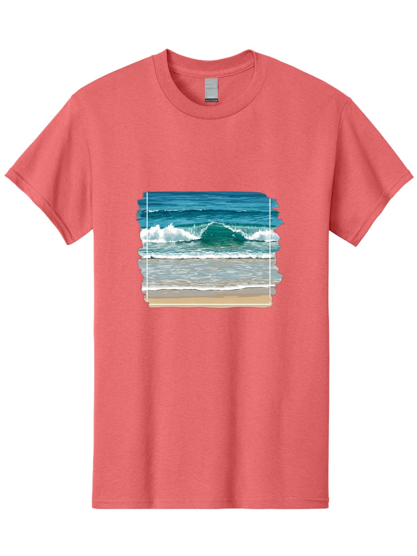 Ocean-Waves-2 Men'S Graphic Tee, 100% Cotton, Comfortable Casual Summer Wear, Machine Washable, Vintage Camera, Old Camera, Antique Camera, Black Camera, Classic Photography, Photography Equipment, Nostalgic Device, Film Camera, Camera Art Bak987 6