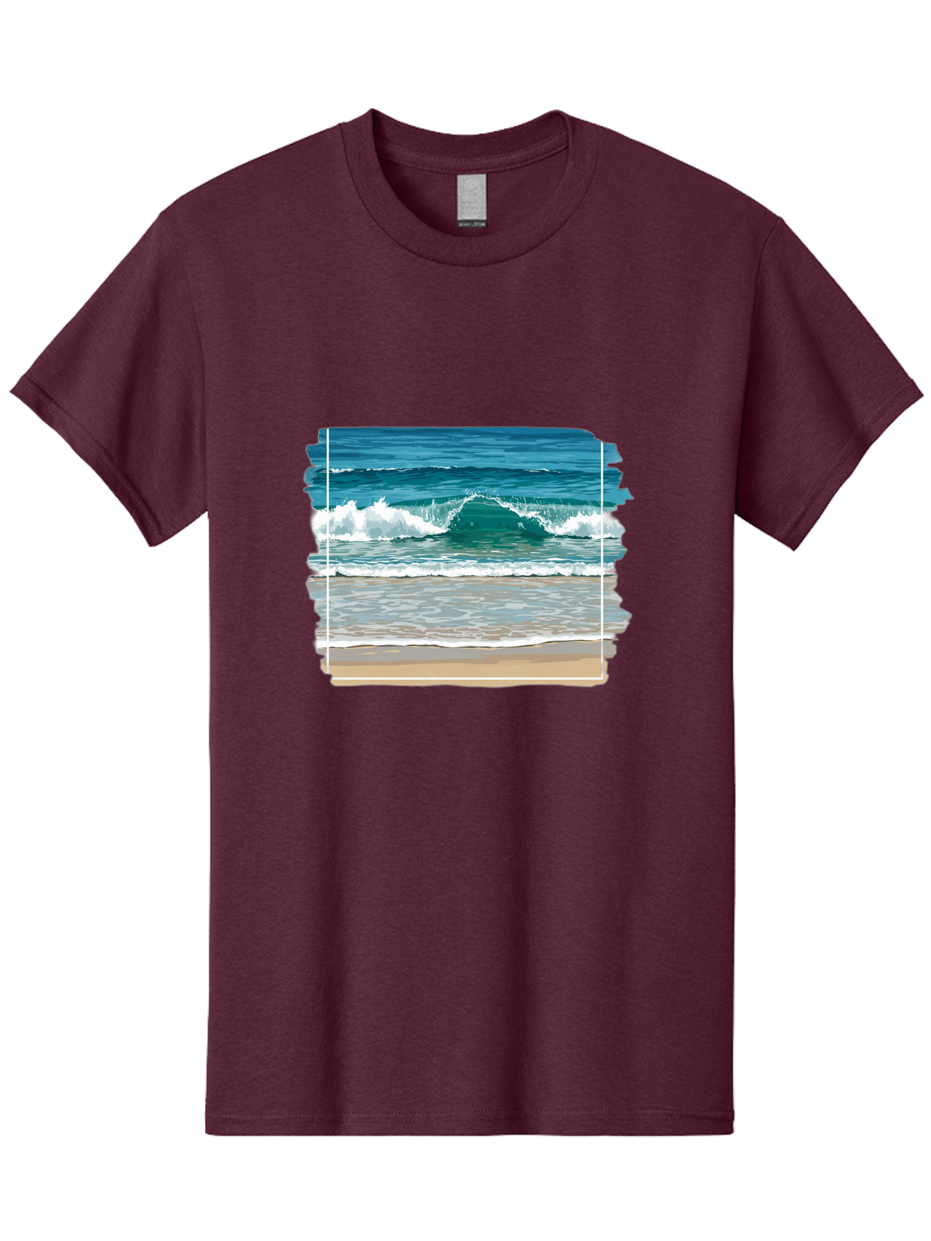Ocean-Waves-2 Men'S Graphic Tee, 100% Cotton, Comfortable Casual Summer Wear, Machine Washable, Vintage Camera, Old Camera, Antique Camera, Black Camera, Classic Photography, Photography Equipment, Nostalgic Device, Film Camera, Camera Art Bak987 14