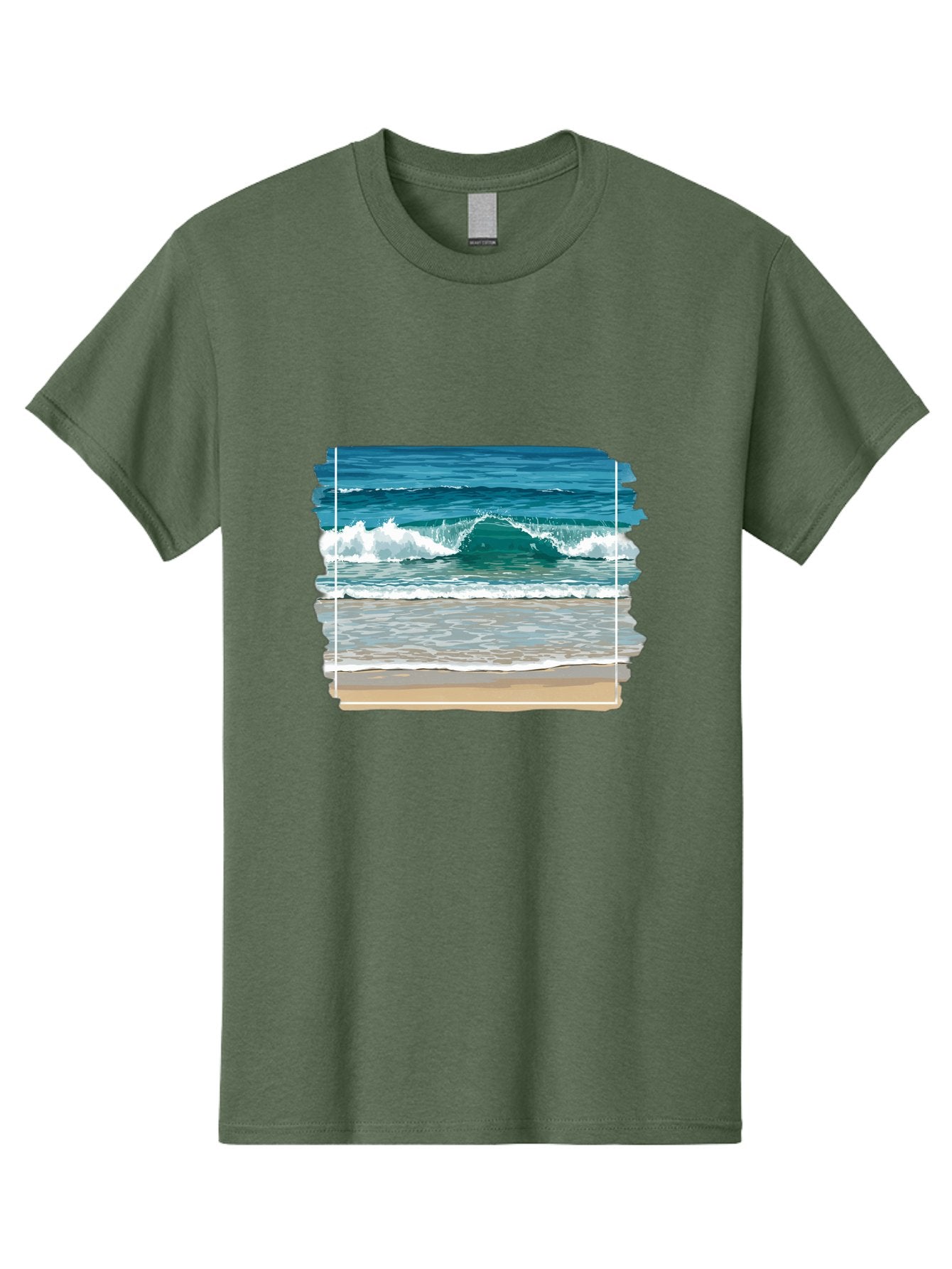 Ocean-Waves-2 Men'S Graphic Tee, 100% Cotton, Comfortable Casual Summer Wear, Machine Washable, Vintage Camera, Old Camera, Antique Camera, Black Camera, Classic Photography, Photography Equipment, Nostalgic Device, Film Camera, Camera Art Bak987 8