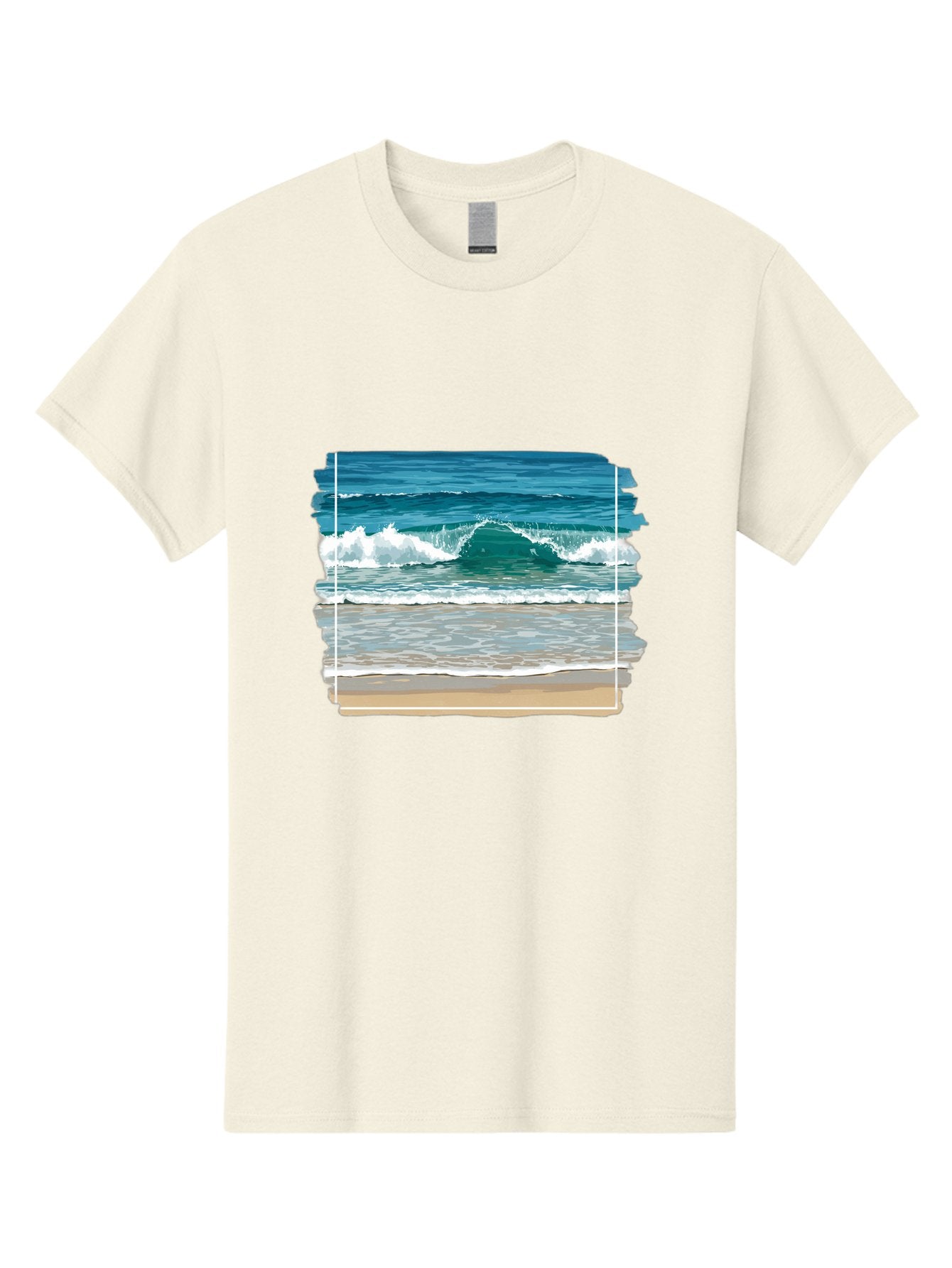 Ocean-Waves-2 Men'S Graphic Tee, 100% Cotton, Comfortable Casual Summer Wear, Machine Washable, Vintage Camera, Old Camera, Antique Camera, Black Camera, Classic Photography, Photography Equipment, Nostalgic Device, Film Camera, Camera Art Bak987