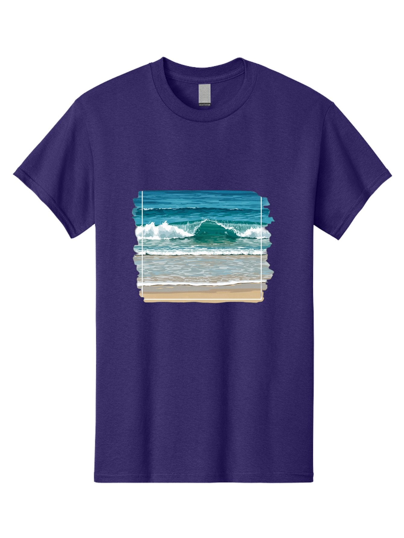 Ocean-Waves-2 Men'S Graphic Tee, 100% Cotton, Comfortable Casual Summer Wear, Machine Washable, Vintage Camera, Old Camera, Antique Camera, Black Camera, Classic Photography, Photography Equipment, Nostalgic Device, Film Camera, Camera Art Bak987