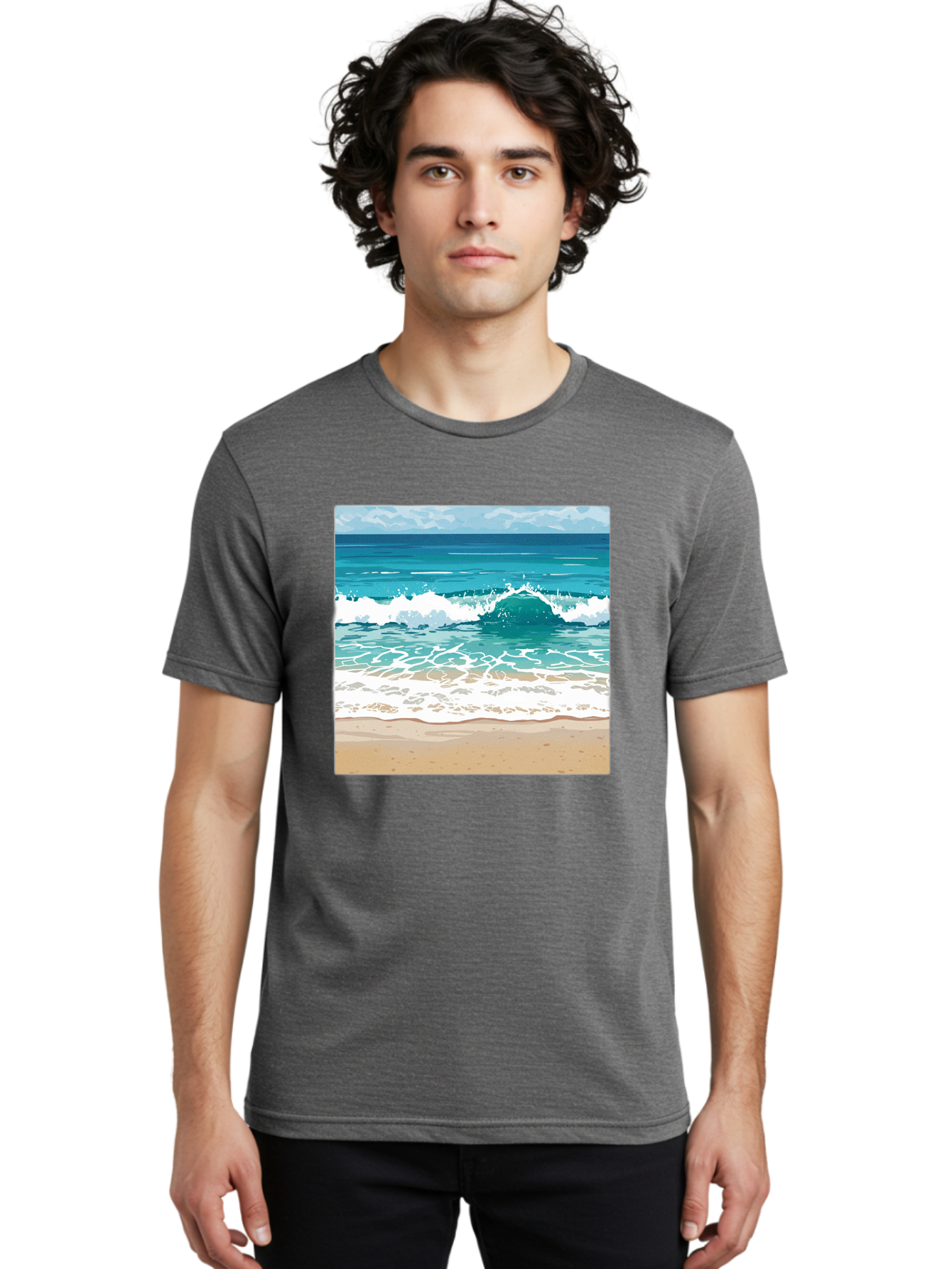 Ocean-Waves Men'S Graphic Tee, 100% Cotton, Comfortable Casual Summer Wear, Machine Washable, Vintage Camera, Old Camera, Antique Camera, Black Camera, Classic Photography, Photography Equipment, Nostalgic Device, Film Camera, Camera Art Bak988 21