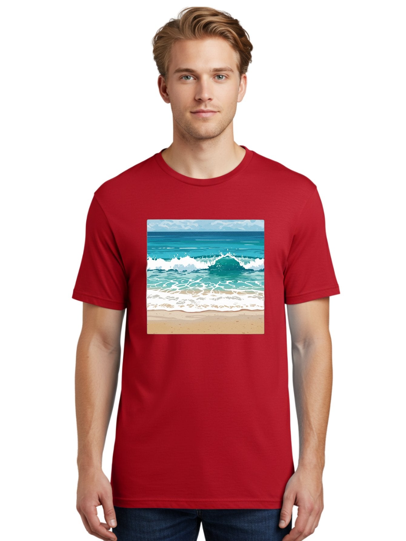 Ocean-Waves Men'S Graphic Tee, 100% Cotton, Comfortable Casual Summer Wear, Machine Washable, Vintage Camera, Old Camera, Antique Camera, Black Camera, Classic Photography, Photography Equipment, Nostalgic Device, Film Camera, Camera Art Bak988 22