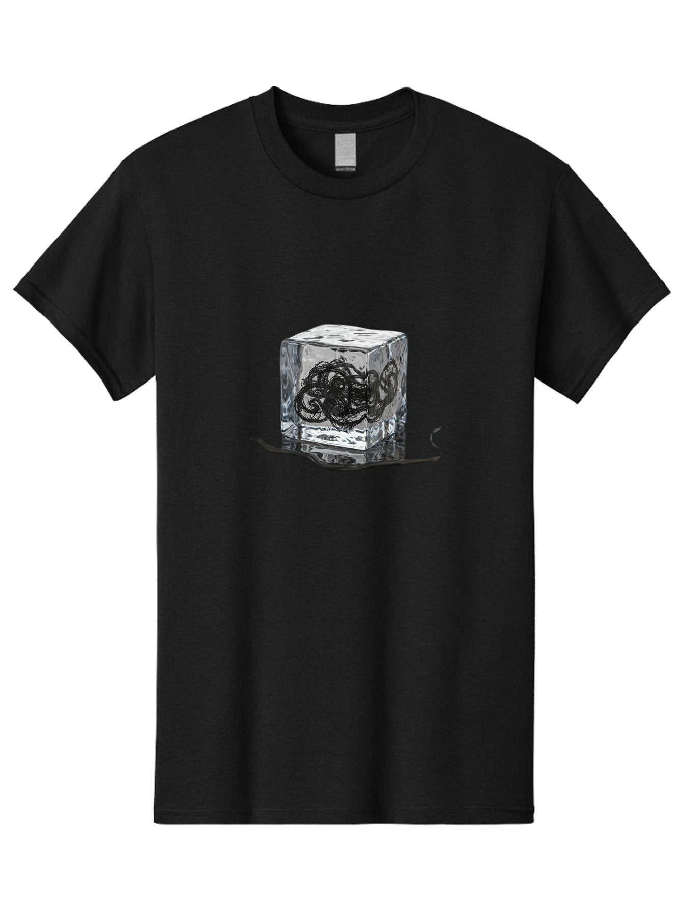 Octopus-In-Ice-Cube Men'S Graphic Tee, 100% Cotton, Comfortable Casual Summer Wear, Machine Washable, Vintage Camera, Old Camera, Antique Camera, Black Camera, Classic Photography, Photography Equipment, Nostalgic Device, Film Camera, Bak992 11
