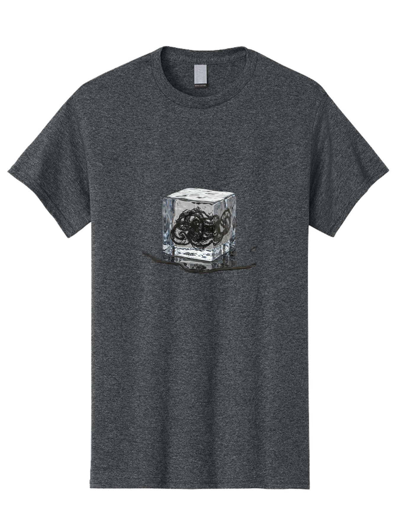 Octopus-In-Ice-Cube Men'S Graphic Tee, 100% Cotton, Comfortable Casual Summer Wear, Machine Washable, Vintage Camera, Old Camera, Antique Camera, Black Camera, Classic Photography, Photography Equipment, Nostalgic Device, Film Camera, Bak992 3