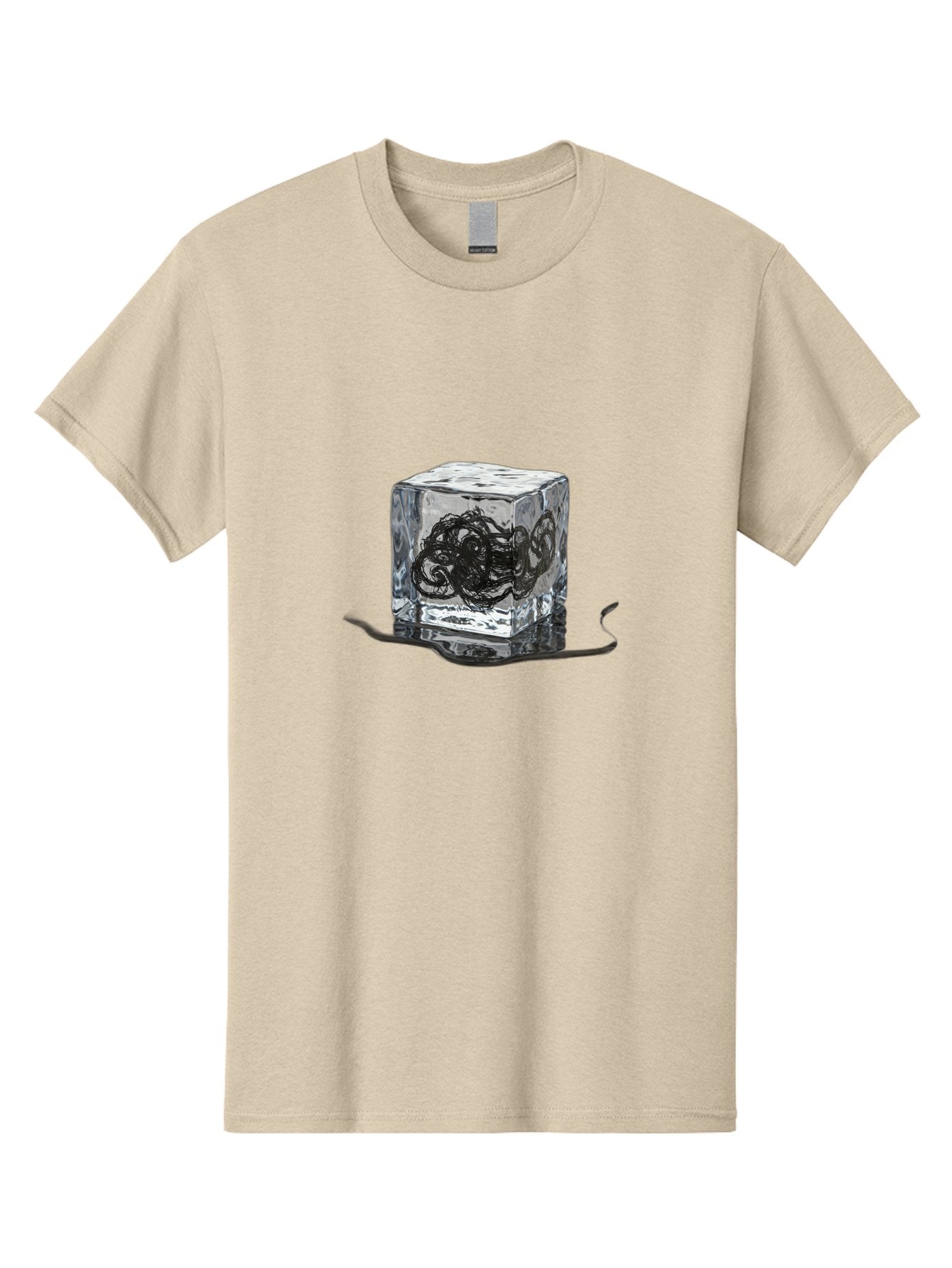 Octopus-In-Ice-Cube Men'S Graphic Tee, 100% Cotton, Comfortable Casual Summer Wear, Machine Washable, Vintage Camera, Old Camera, Antique Camera, Black Camera, Classic Photography, Photography Equipment, Nostalgic Device, Film Camera, Bak992 4