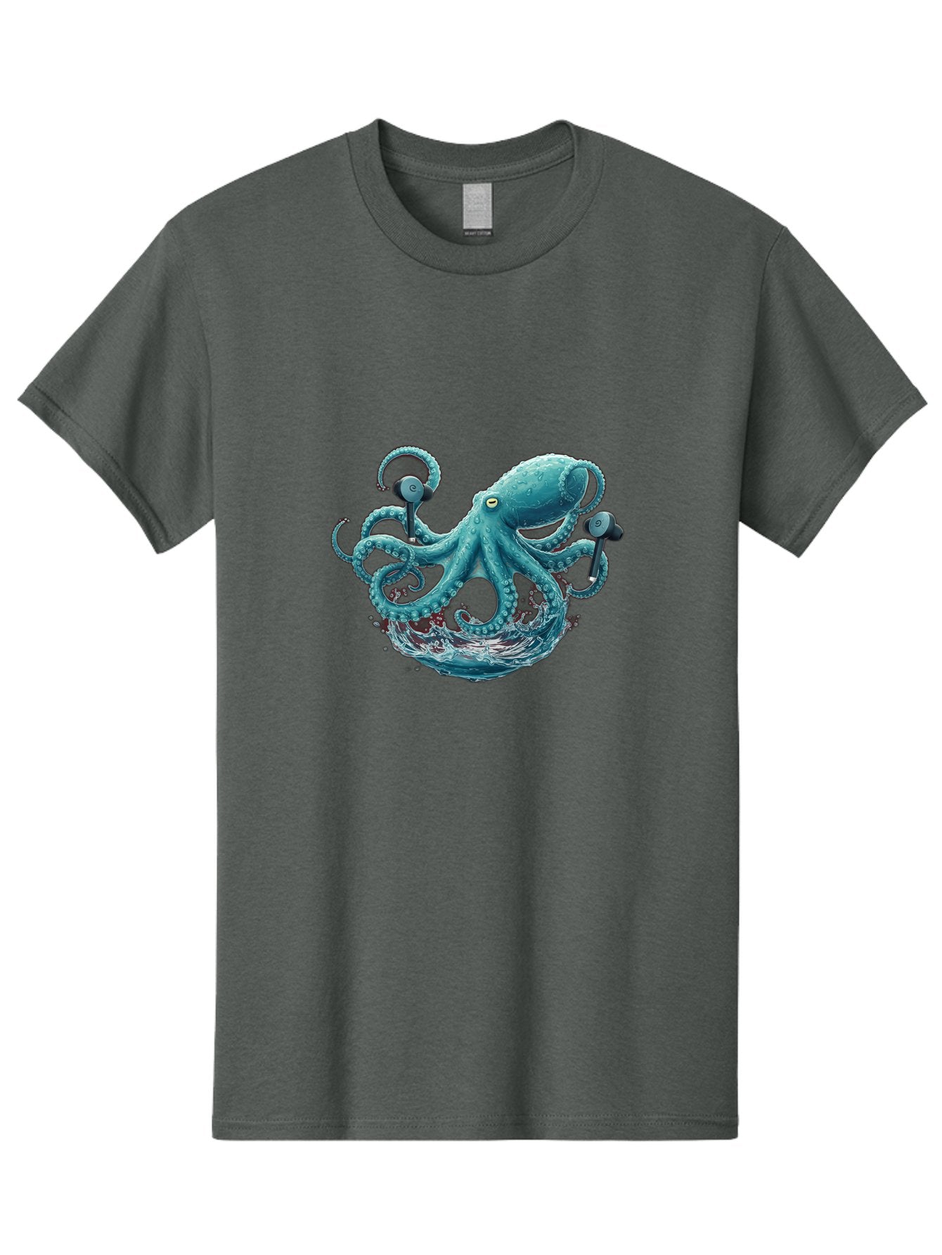 Octopus Men'S Graphic Tee, 100% Cotton, Comfortable Casual Summer Wear, Machine Washable, Vintage Camera, Old Camera, Antique Camera, Black Camera, Classic Photography, Photography Equipment, Nostalgic Device, Film Camera, Camera Art Bak993