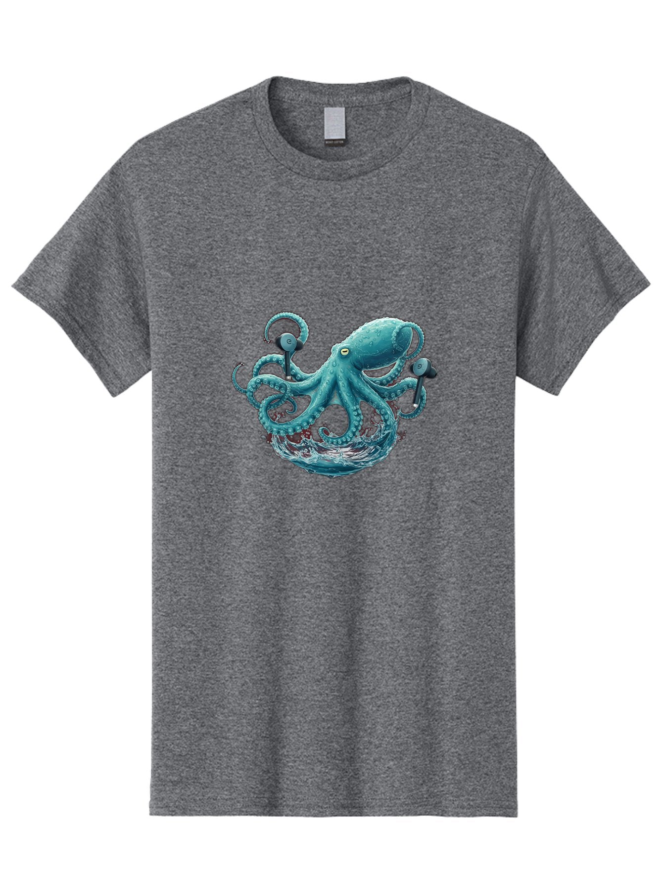 Octopus Men'S Graphic Tee, 100% Cotton, Comfortable Casual Summer Wear, Machine Washable, Vintage Camera, Old Camera, Antique Camera, Black Camera, Classic Photography, Photography Equipment, Nostalgic Device, Film Camera, Camera Art Bak993 4