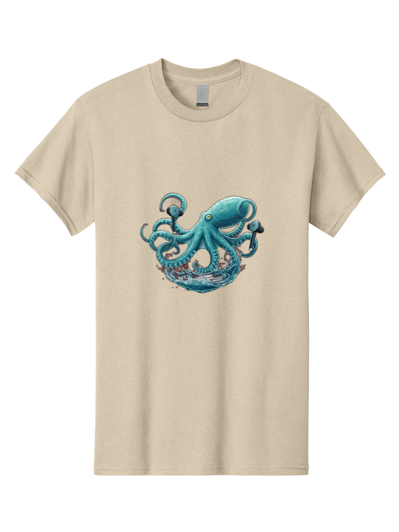 Octopus Men'S Graphic Tee, 100% Cotton, Comfortable Casual Summer Wear, Machine Washable, Vintage Camera, Old Camera, Antique Camera, Black Camera, Classic Photography, Photography Equipment, Nostalgic Device, Film Camera, Camera Art Bak993 5