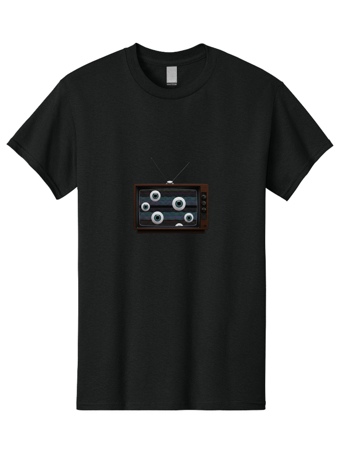 Old-Tv-Set Men'S Graphic Tee, 100% Cotton, Comfortable Casual Summer Wear, Machine Washable, Vintage Camera, Old Camera, Antique Camera, Black Camera, Classic Photography, Photography Equipment, Nostalgic Device, Film Camera, Camera Art Bak995 15