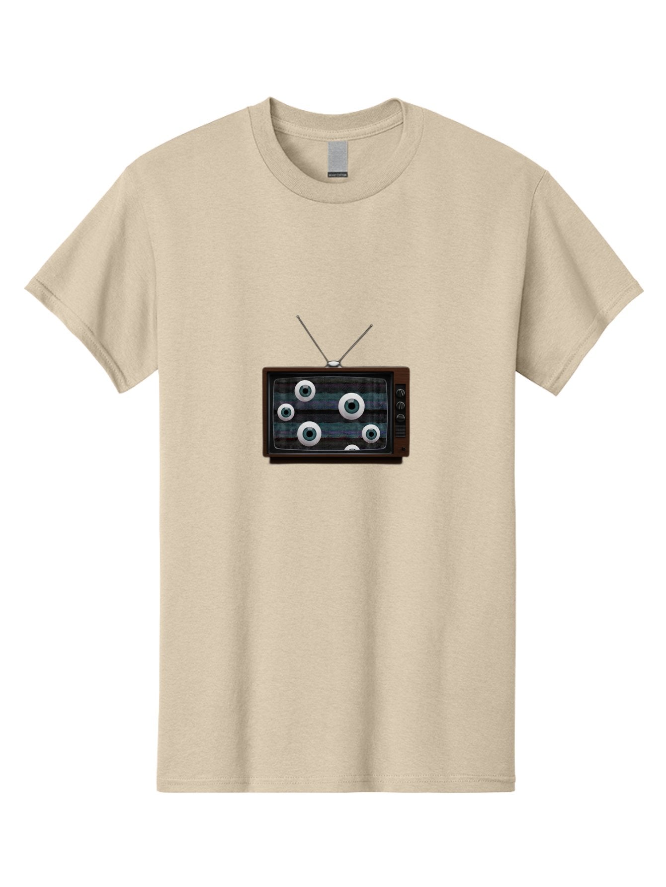 Old-Tv-Set Men'S Graphic Tee, 100% Cotton, Comfortable Casual Summer Wear, Machine Washable, Vintage Camera, Old Camera, Antique Camera, Black Camera, Classic Photography, Photography Equipment, Nostalgic Device, Film Camera, Camera Art Bak995 7