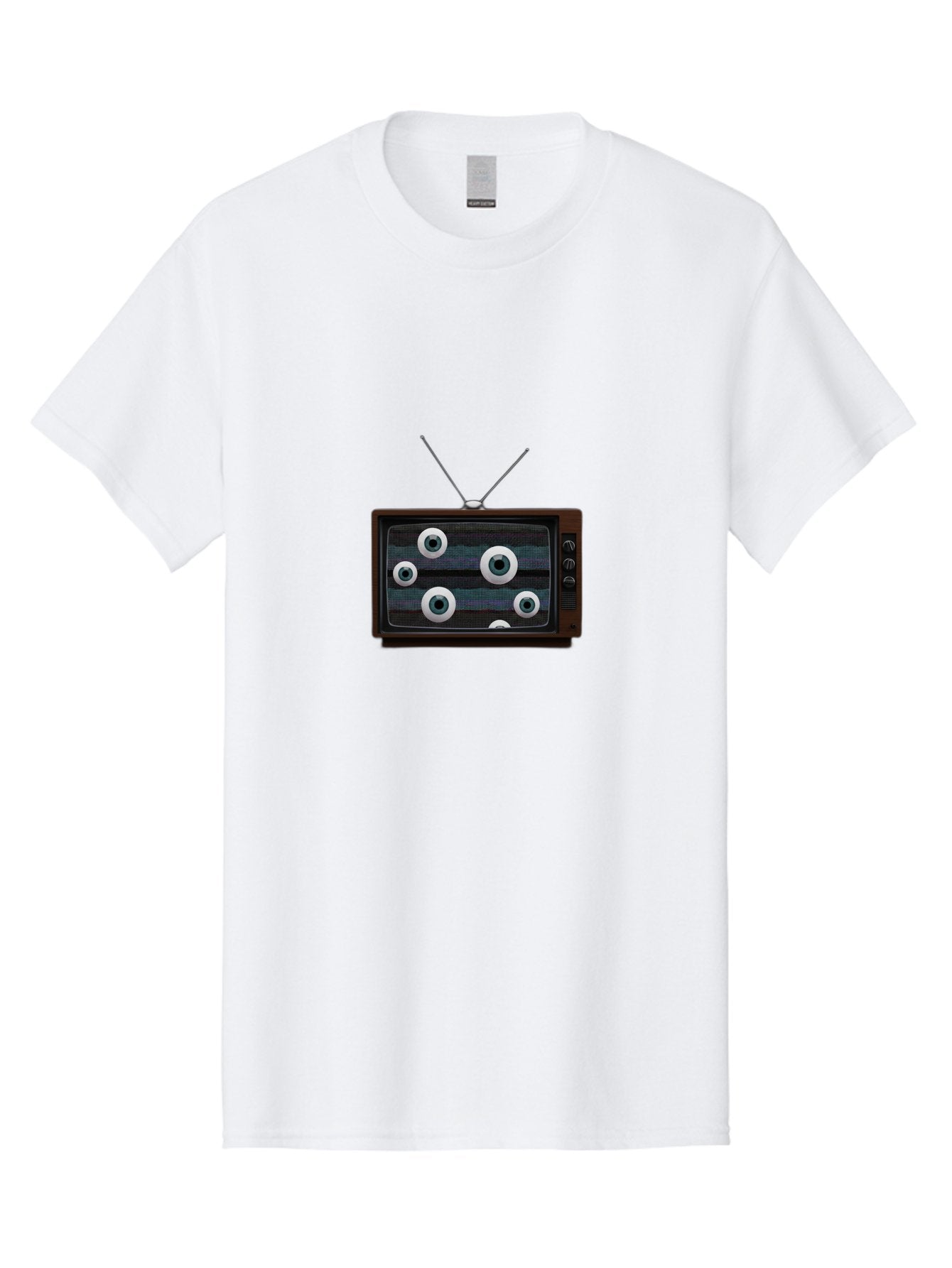 Old-Tv-Set Men'S Graphic Tee, 100% Cotton, Comfortable Casual Summer Wear, Machine Washable, Vintage Camera, Old Camera, Antique Camera, Black Camera, Classic Photography, Photography Equipment, Nostalgic Device, Film Camera, Camera Art Bak995 8