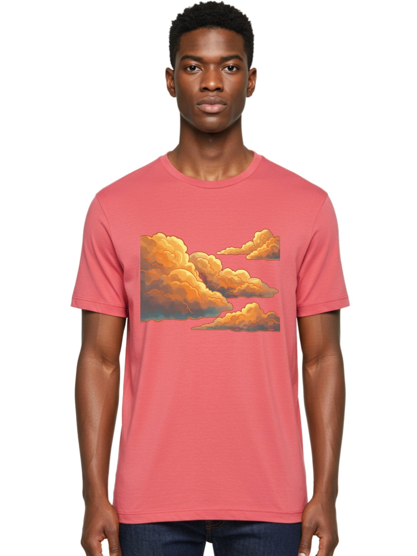 Orange-Clouds Men'S Graphic Tee, 100% Cotton, Comfortable Casual Summer Wear, Machine Washable, Vintage Camera, Old Camera, Antique Camera, Black Camera, Classic Photography, Photography Equipment, Nostalgic Device, Film Camera, Camera Art Bal002 23
