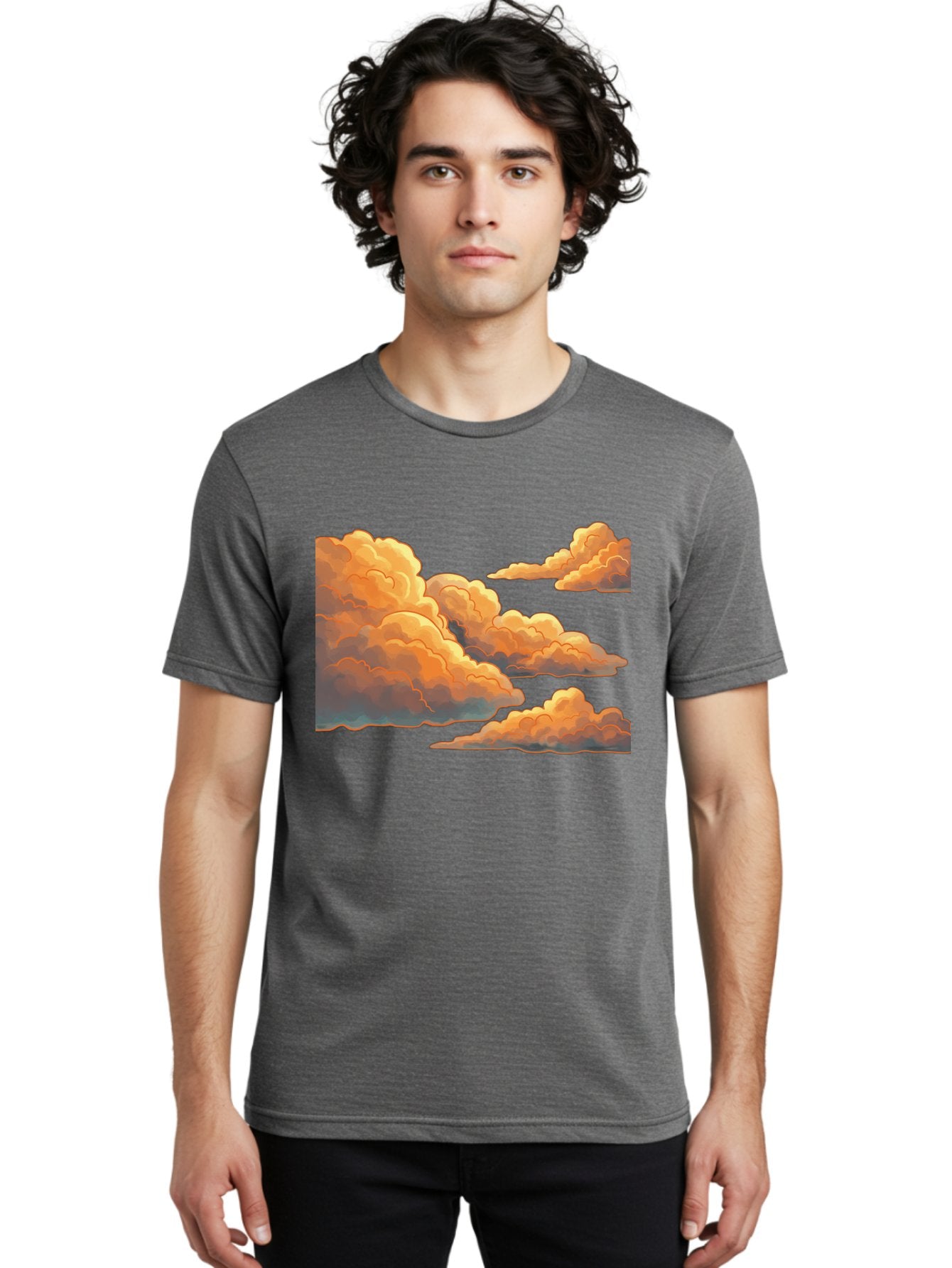 Orange-Clouds Men'S Graphic Tee, 100% Cotton, Comfortable Casual Summer Wear, Machine Washable, Vintage Camera, Old Camera, Antique Camera, Black Camera, Classic Photography, Photography Equipment, Nostalgic Device, Film Camera, Camera Art Bal002 18