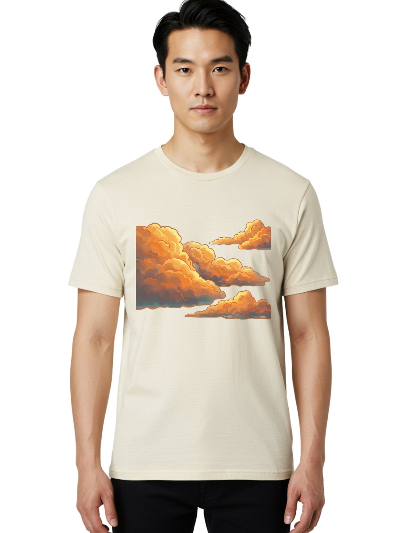 Orange-Clouds Men'S Graphic Tee, 100% Cotton, Comfortable Casual Summer Wear, Machine Washable, Vintage Camera, Old Camera, Antique Camera, Black Camera, Classic Photography, Photography Equipment, Nostalgic Device, Film Camera, Camera Art Bal002 22
