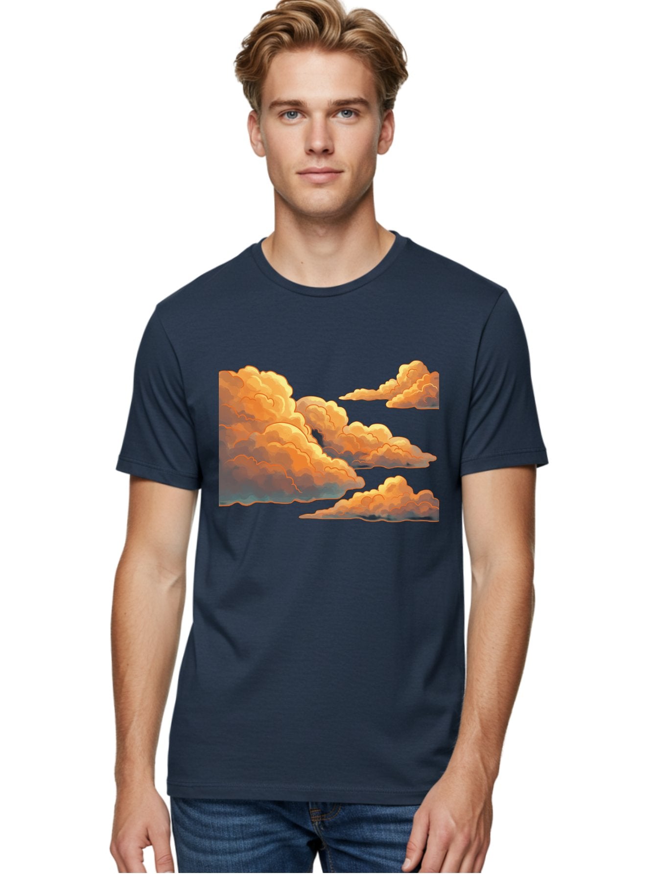 Orange-Clouds Men'S Graphic Tee, 100% Cotton, Comfortable Casual Summer Wear, Machine Washable, Vintage Camera, Old Camera, Antique Camera, Black Camera, Classic Photography, Photography Equipment, Nostalgic Device, Film Camera, Camera Art Bal002 27