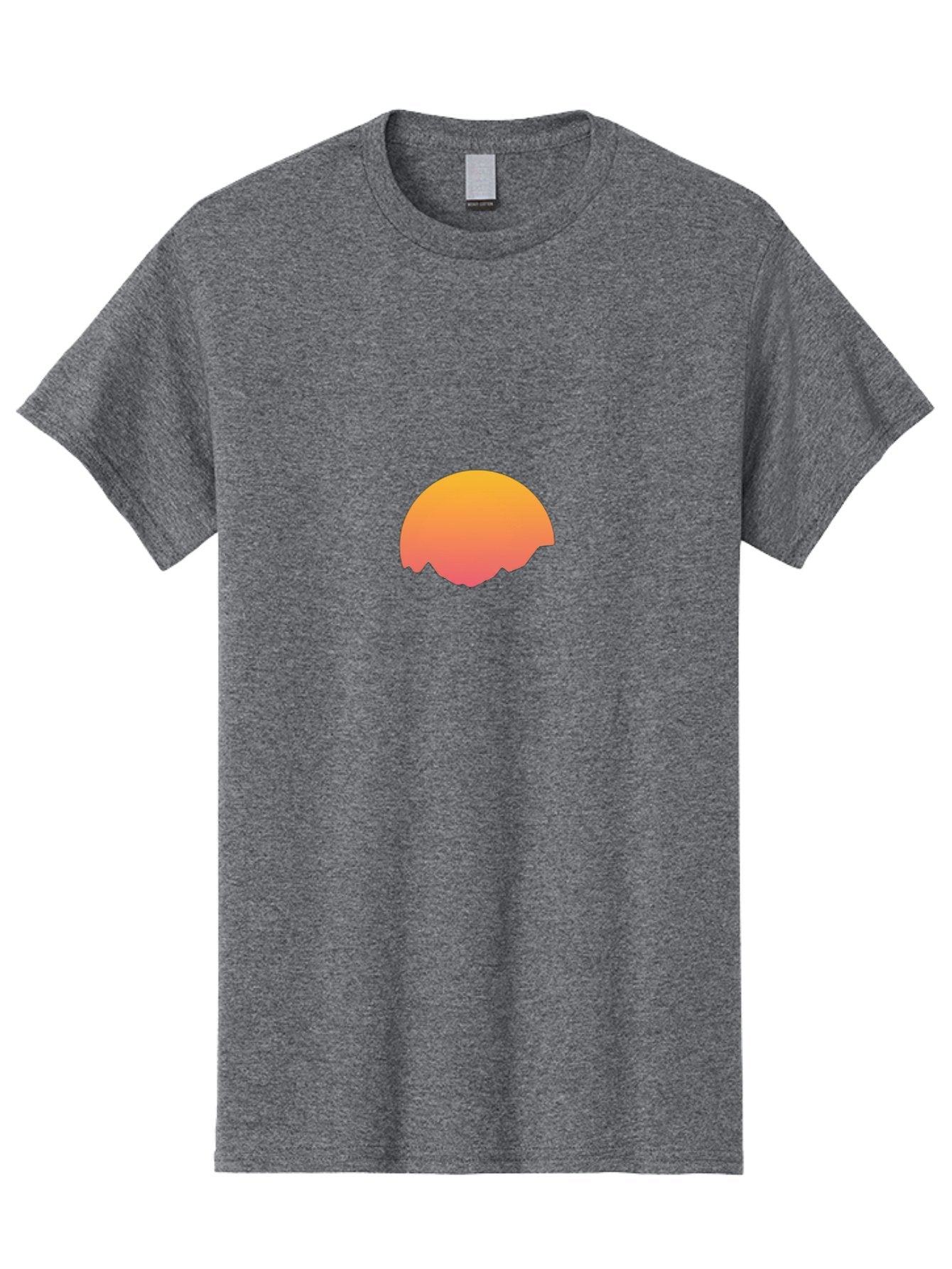 Orange-Gradient-Half-Circle Men'S Graphic Tee, 100% Cotton, Comfortable Casual Summer Wear, Machine Washable, Vintage Camera, Old Camera, Antique Camera, Black Camera, Classic Photography, Photography Equipment, Nostalgic Device, Film Camera, Bal005 4