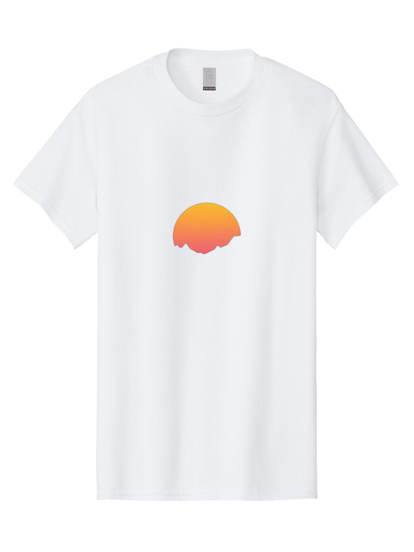 Orange-Gradient-Half-Circle Men'S Graphic Tee, 100% Cotton, Comfortable Casual Summer Wear, Machine Washable, Vintage Camera, Old Camera, Antique Camera, Black Camera, Classic Photography, Photography Equipment, Nostalgic Device, Film Camera, Bal005 8